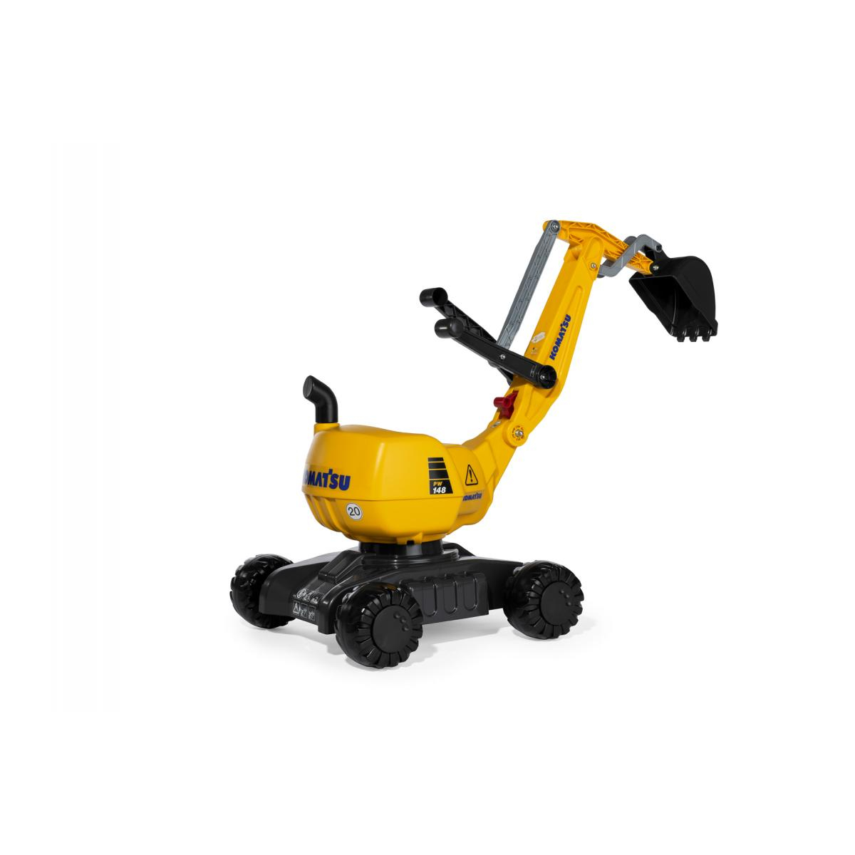 Pelleteuse rollyDigger KOMATSU jaune, ROLLY TOYS