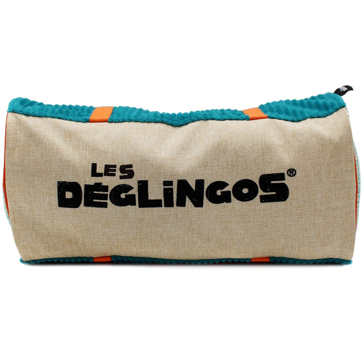 Sac week-end bleu, blanc, orange, LES DEGLINGOS