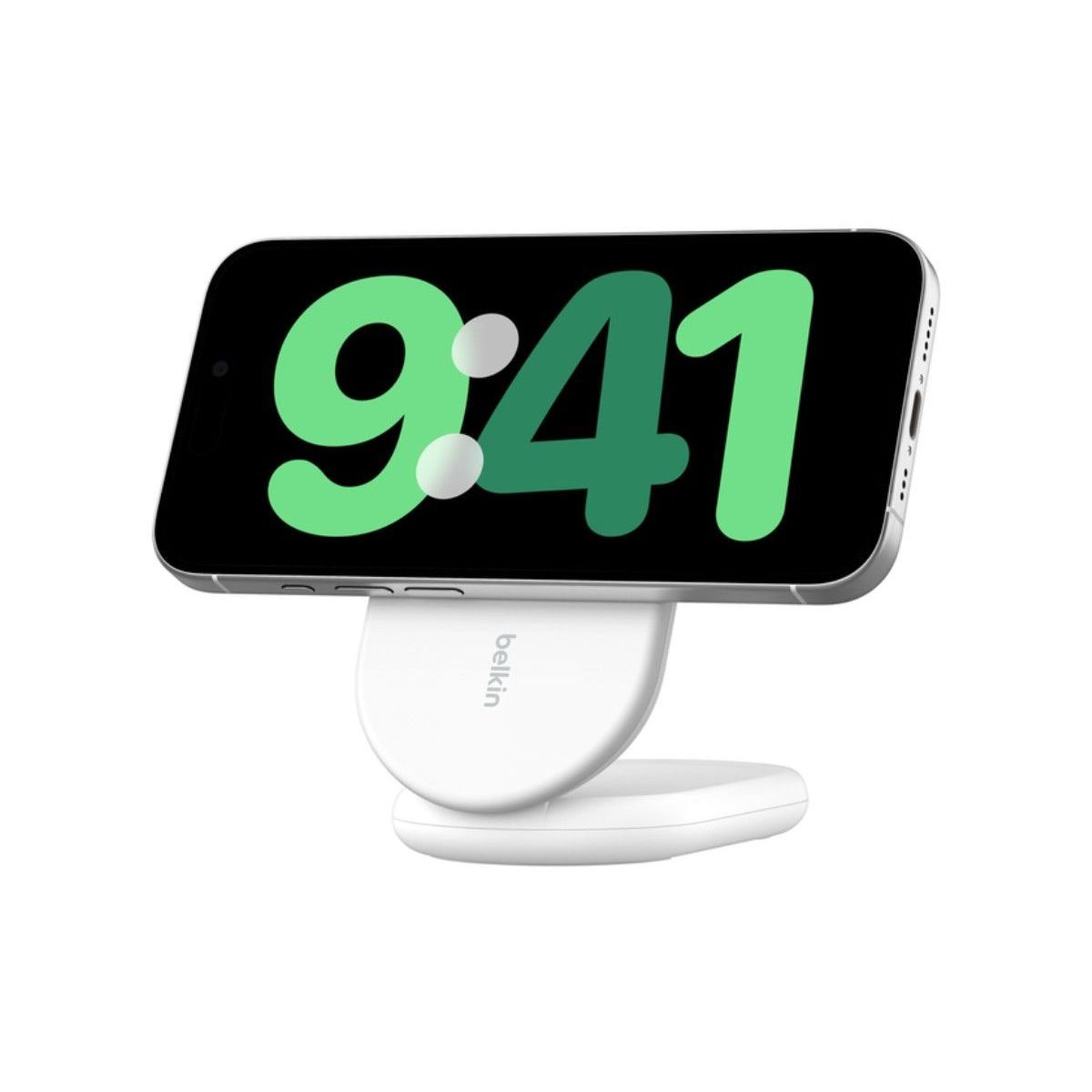 Chargeur induction induction 15W 2en1 blanc couleur unique, BELKIN