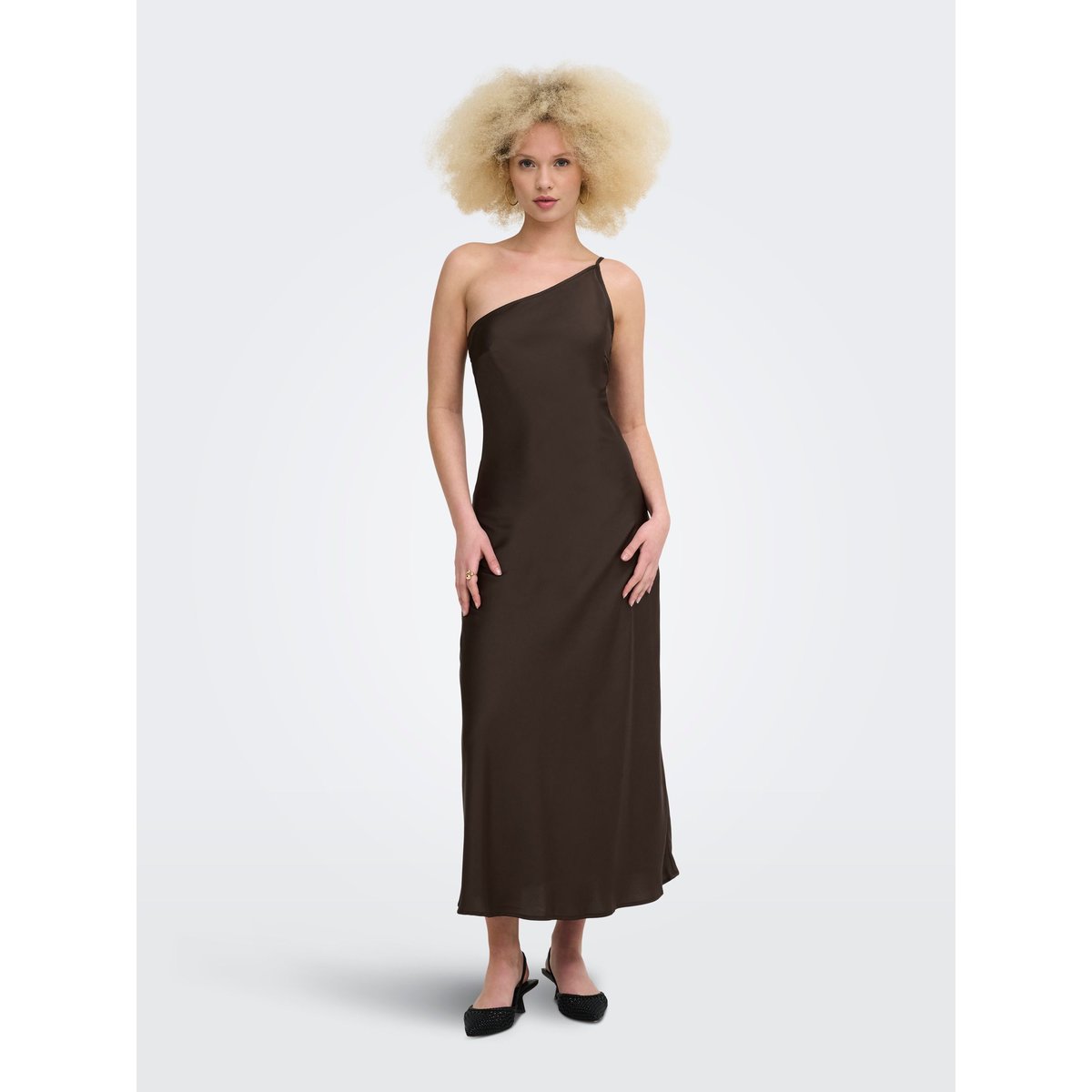 Robe chocolate brown 1, ONLY