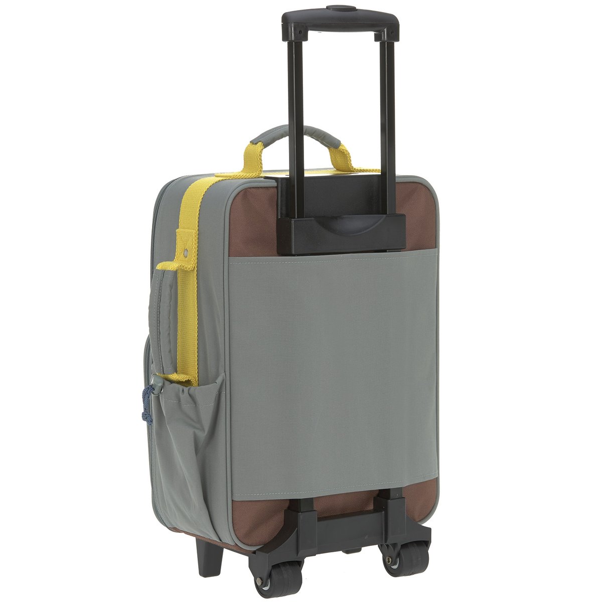 Valise à roulettes Little Gang gris, bleu clair, moutarde, LASSIG