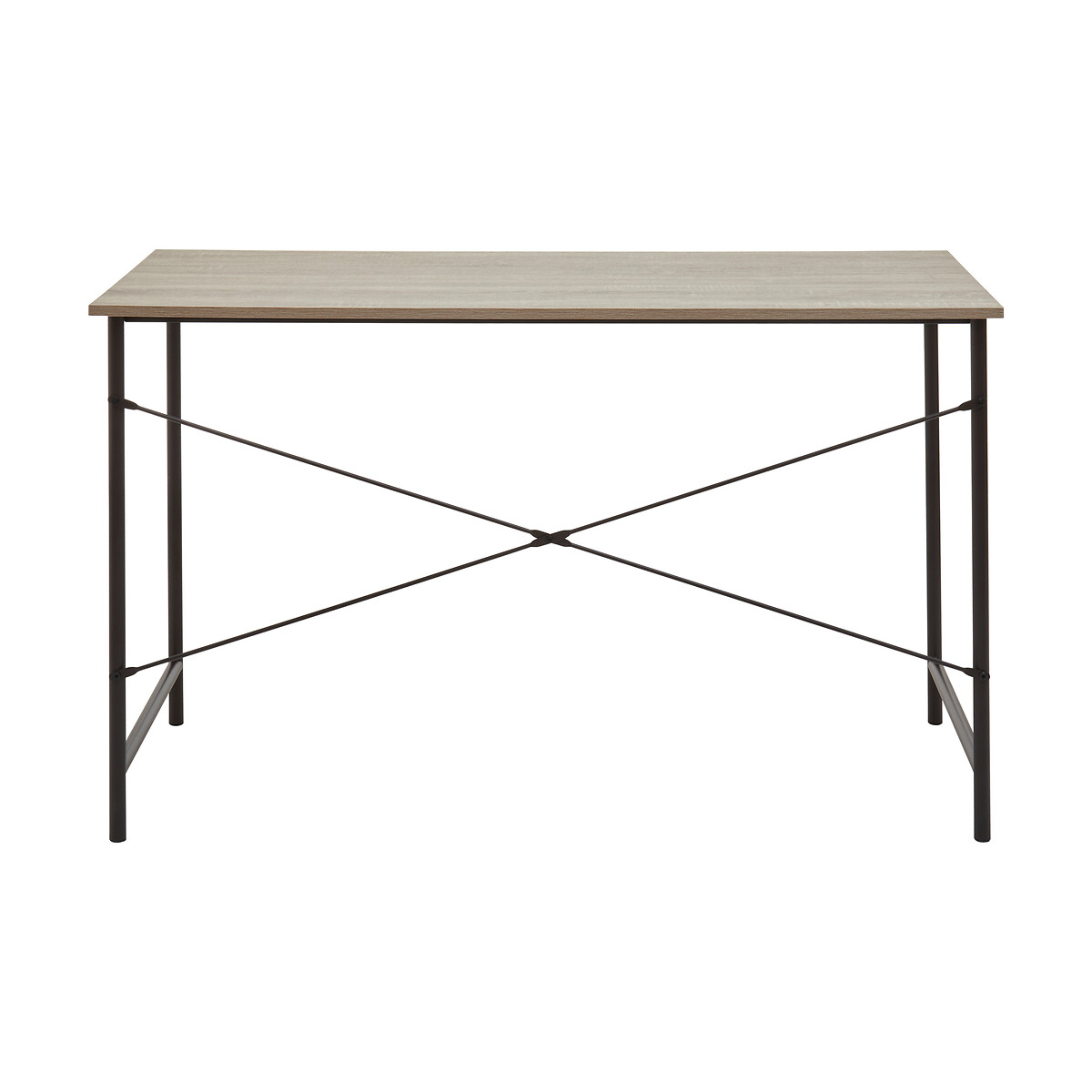 Riggs Oak Desk grey, SO'HOME
