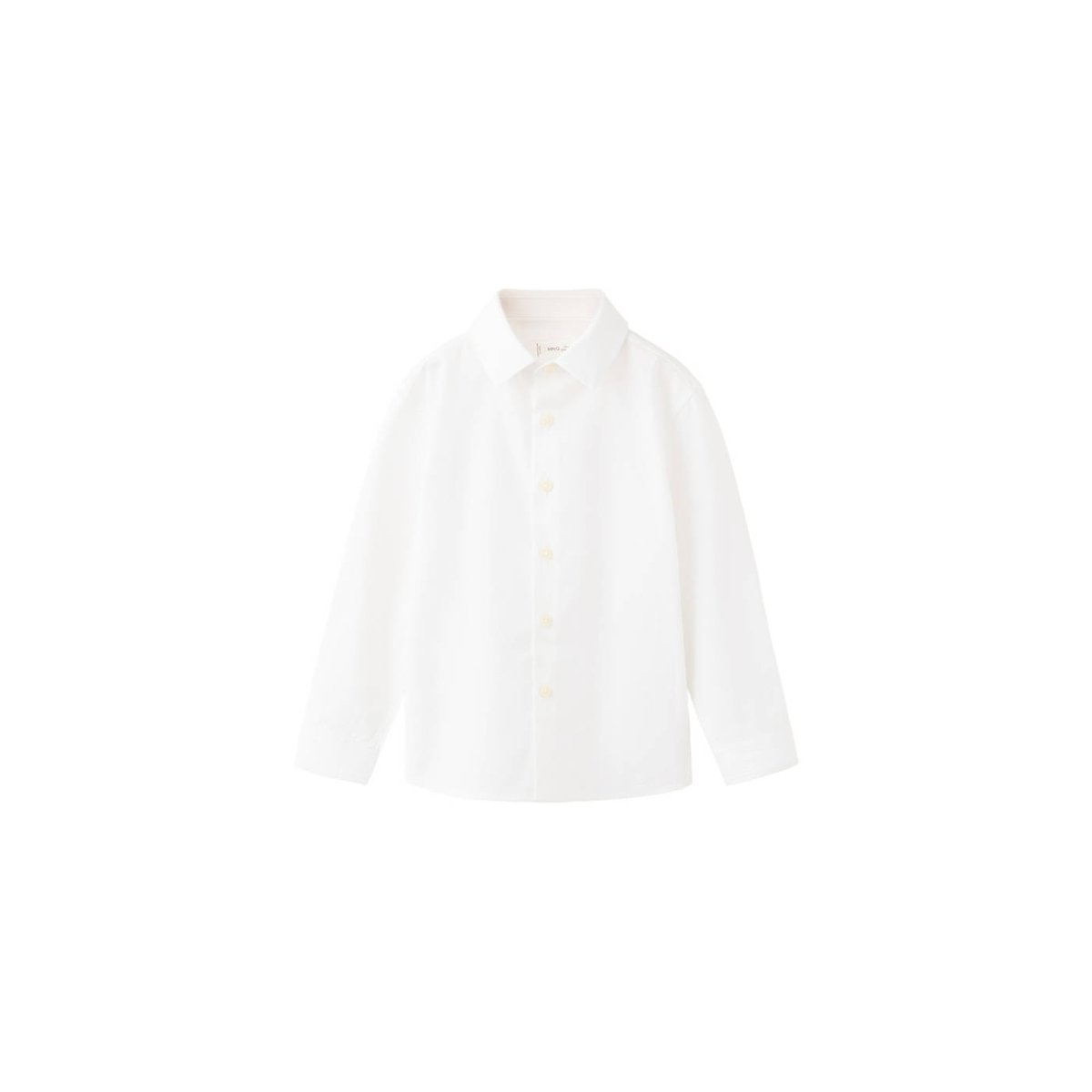 Chemise oxford en coton blanc, MANGO BABY