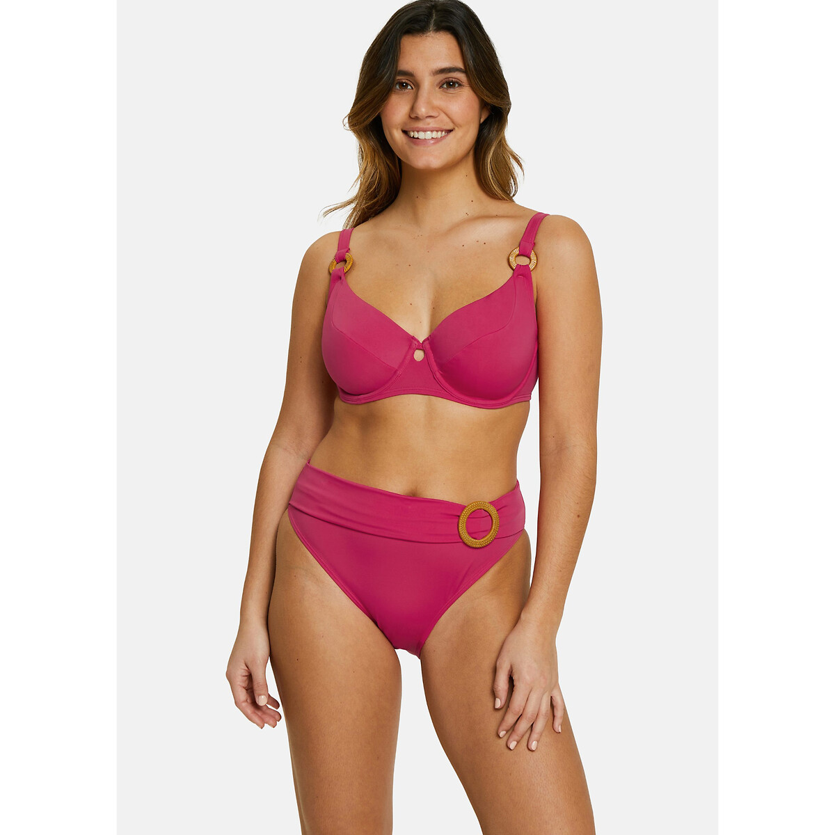 Haut de maillot de bain Elevated Basics rose, SANS COMPLEXE