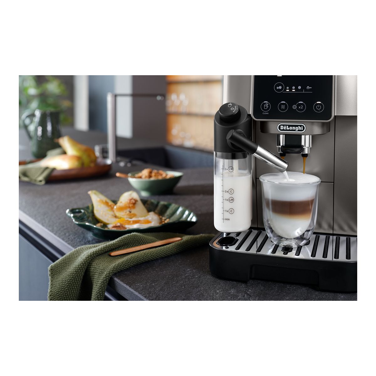 Expresso Broyeur Magnifica Start Color FEB2291.TB Titane couleur unique, DELONGHI