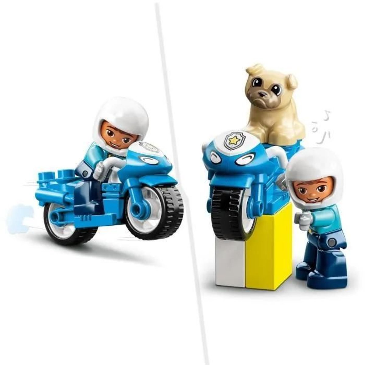 LEGO DUPLO - Moto de Police avec Personnages et Accessoires - 10967 multicolore, LEGO