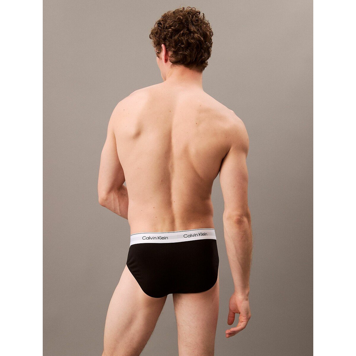 Confezione da 3 slip Icon Cotton Stretch nero + nero + nero, CALVIN KLEIN UNDERWEAR