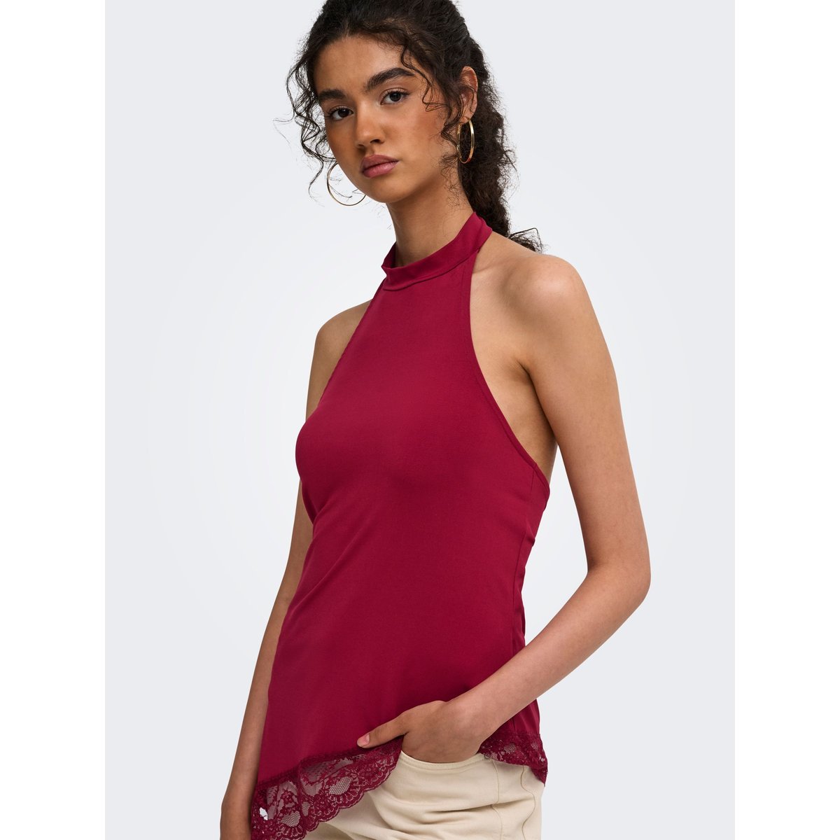 Top rumba red, ONLY