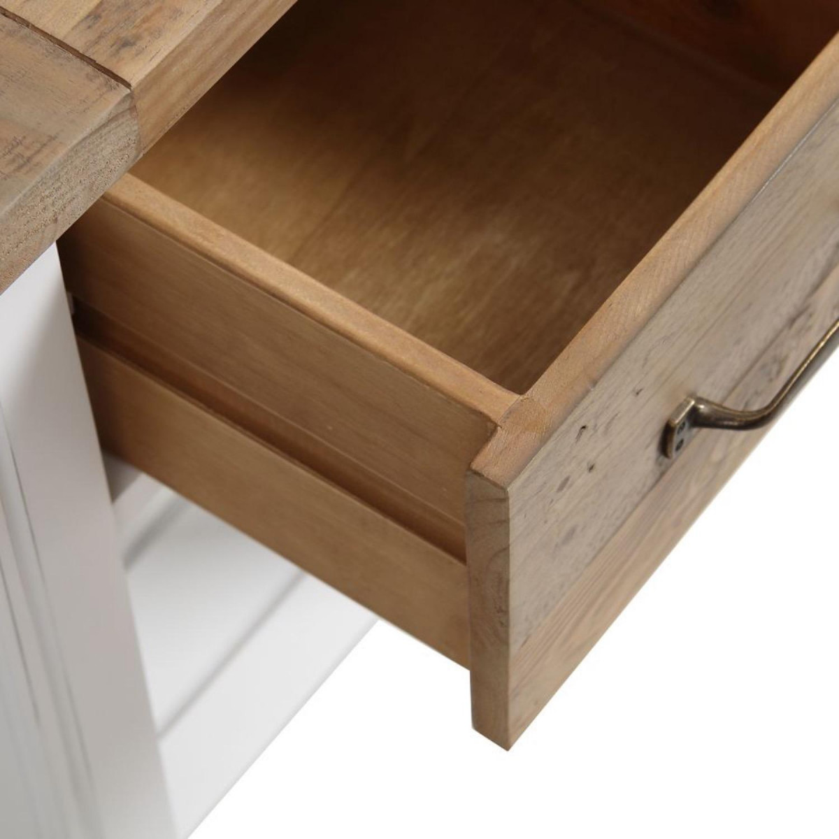 Table de chevet 1 tiroir - RIVAGES blanc, INTERIOR'S