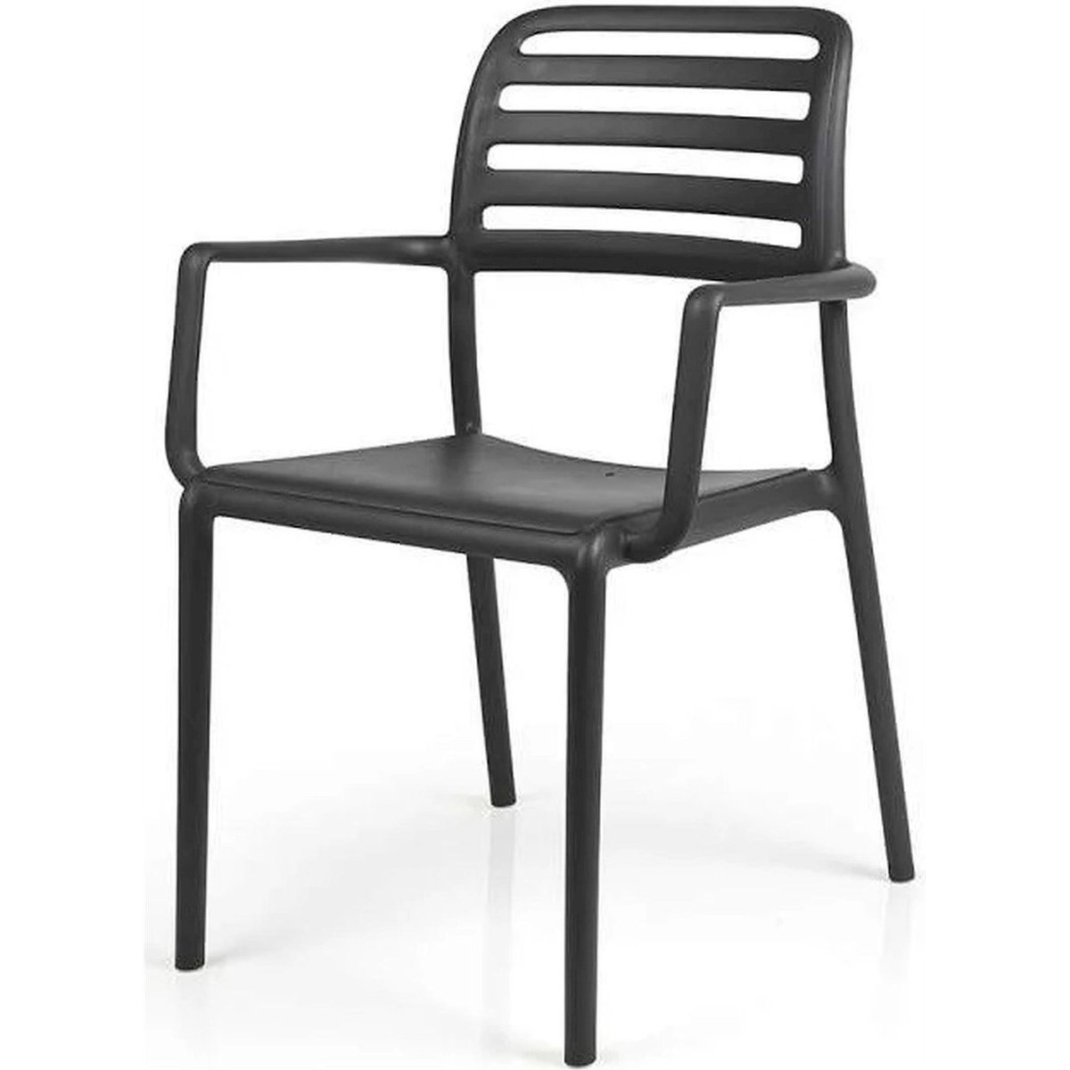 Chaise de jardin empilable collection COSTA anthracite, RECOLLECTION