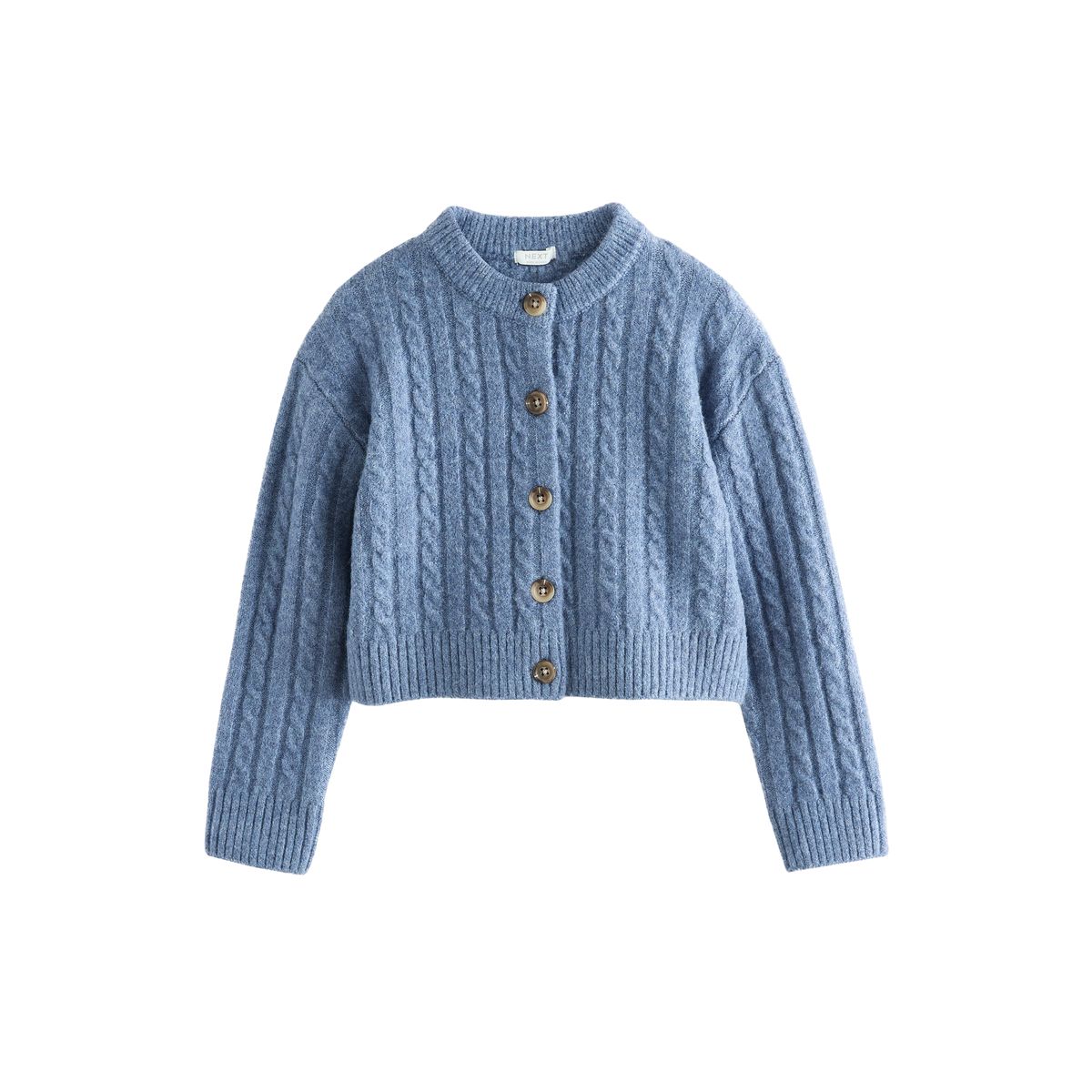 Cardigan torsadé bleu, NEXT