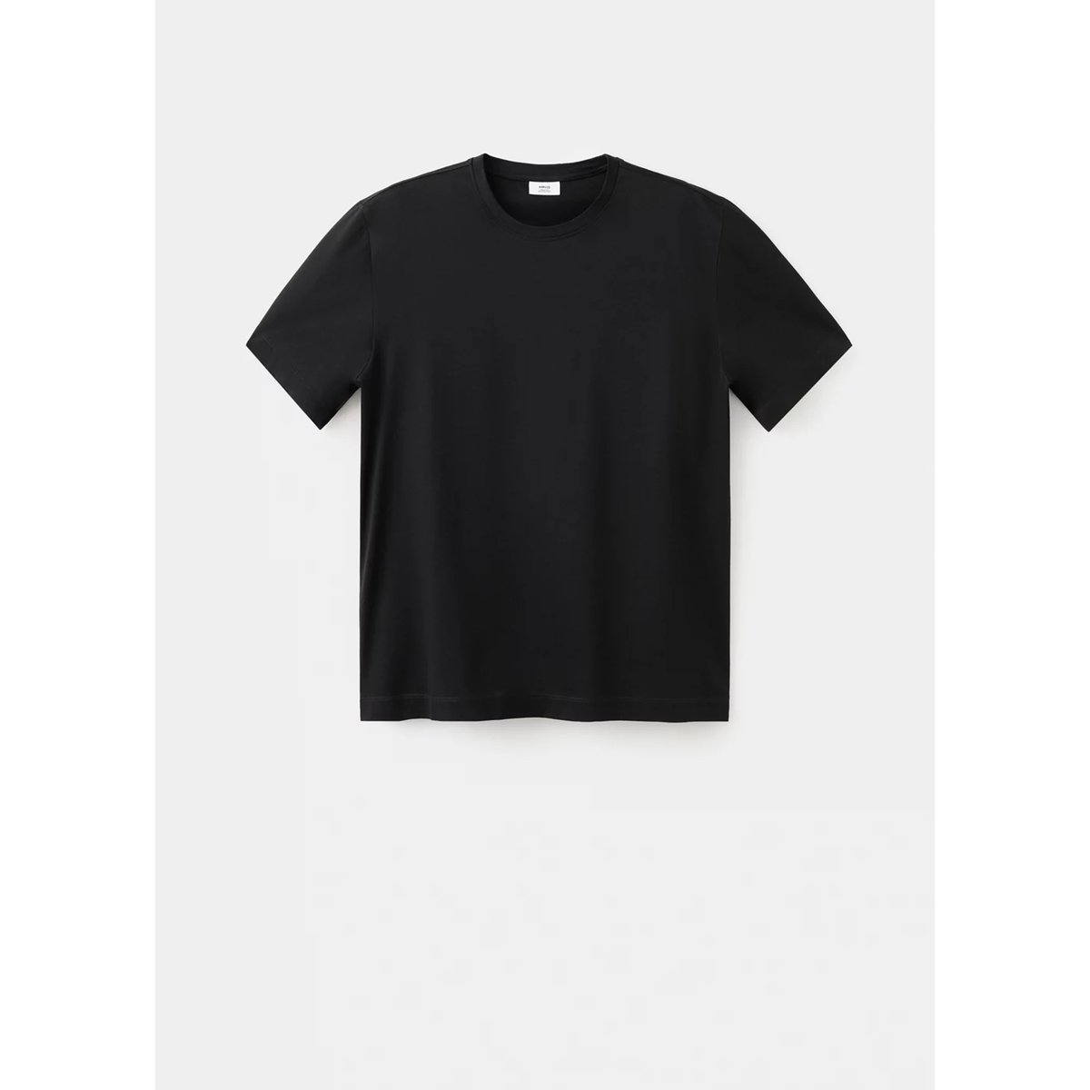 T-shirt regular fit 190 g/m² noir, MANGO MAN