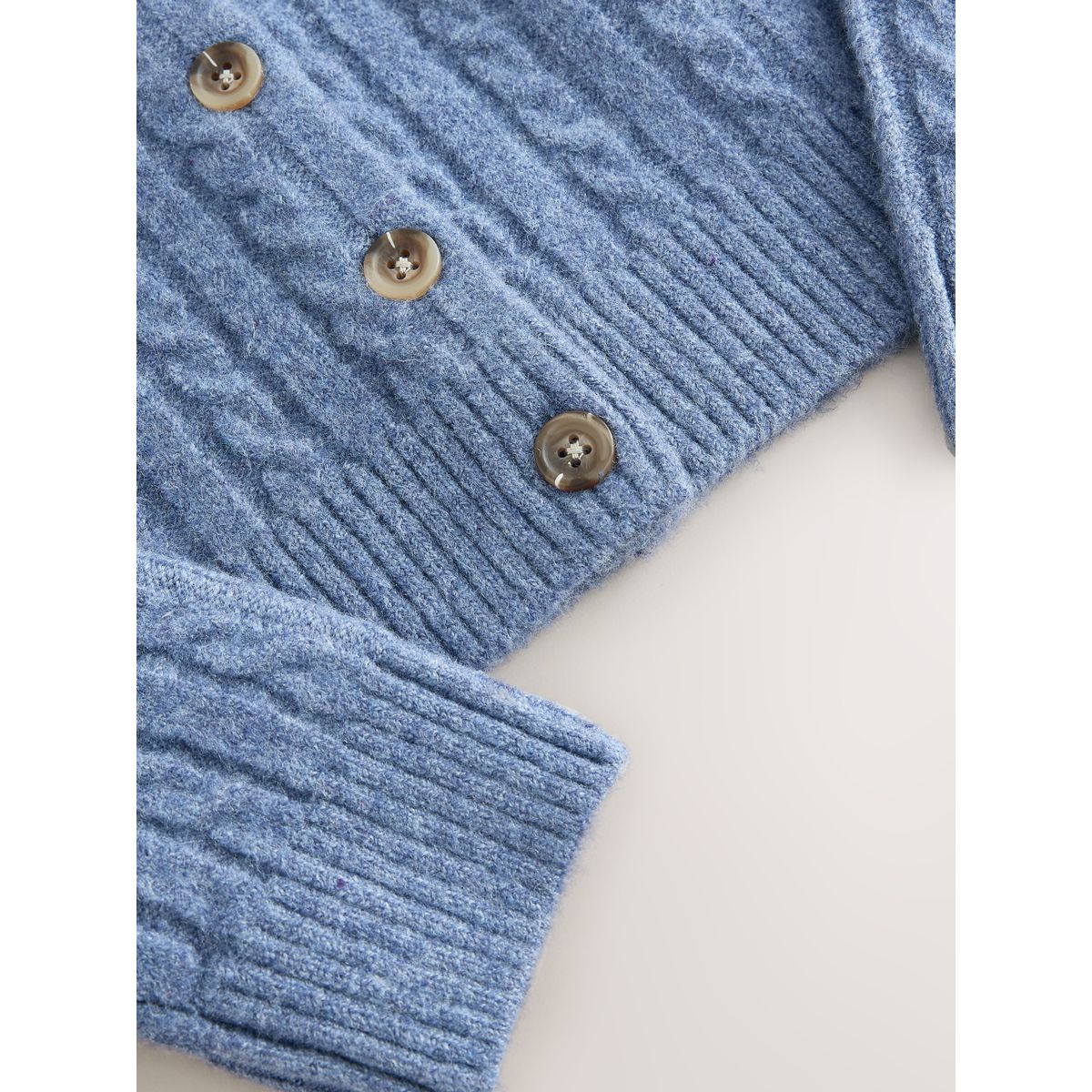 Cardigan torsadé bleu, NEXT