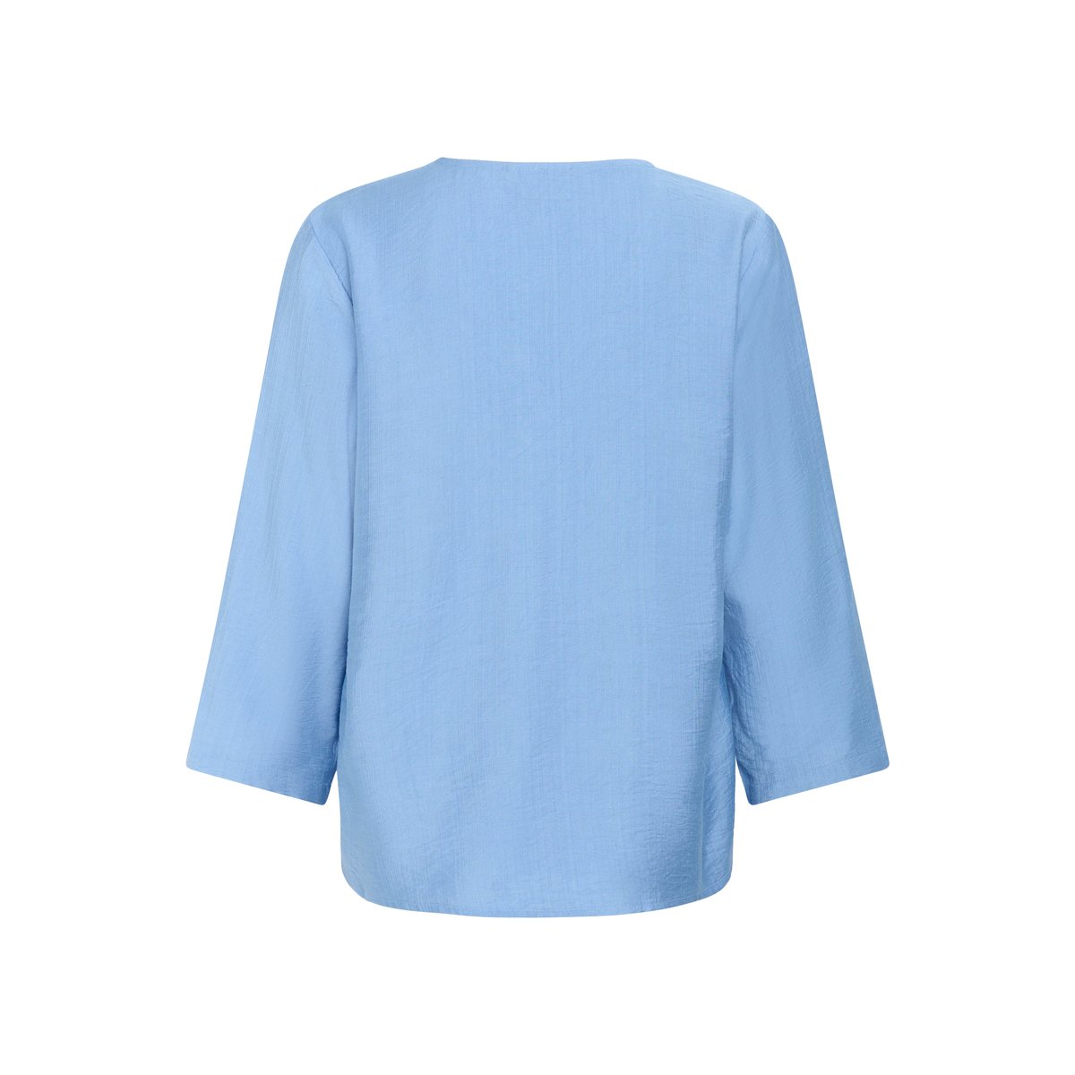 Blouse with long sleeve bleu silver lake blue cc, KAFFE