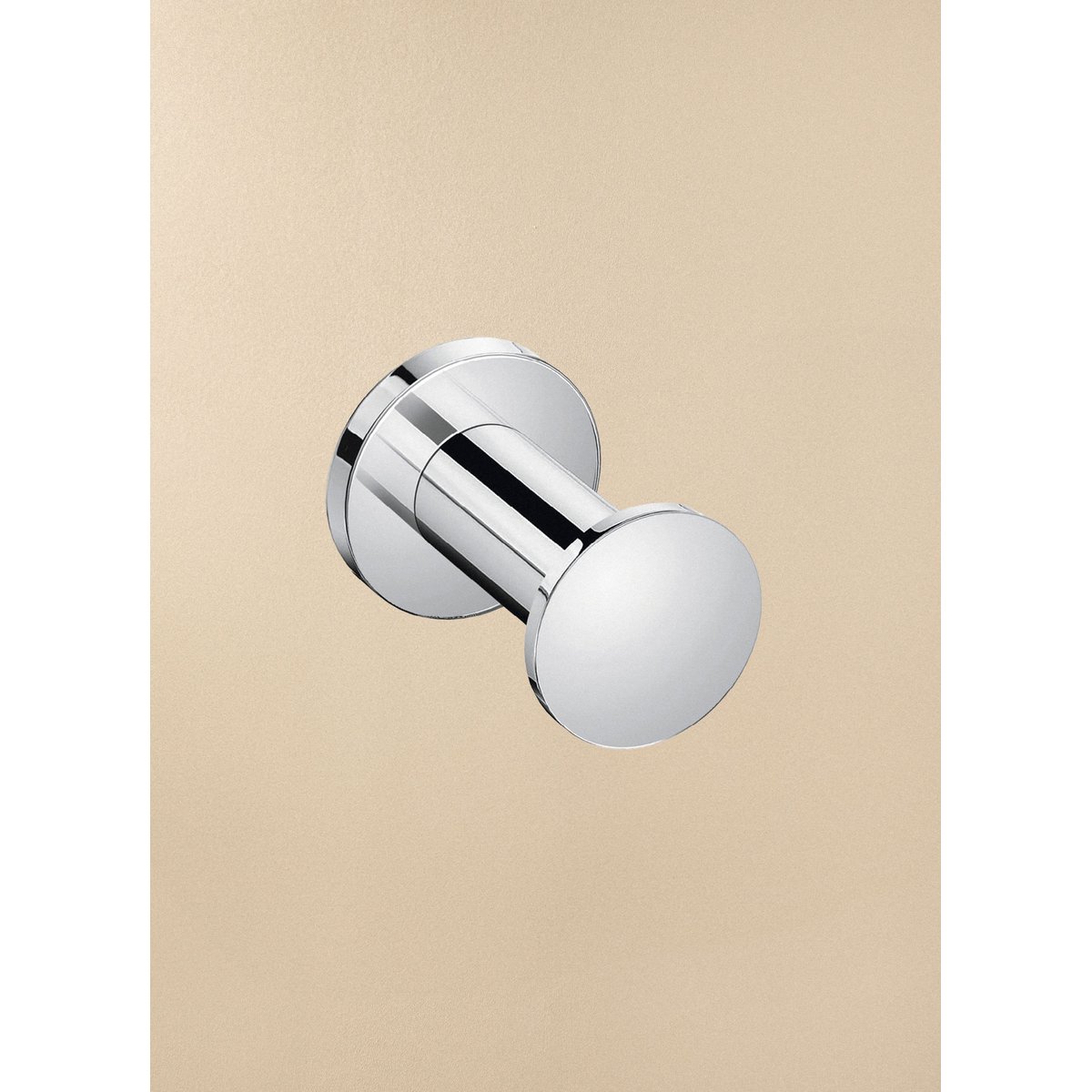 Patère avec vis ou adhésif ARCHITECT chrome, COSMIC