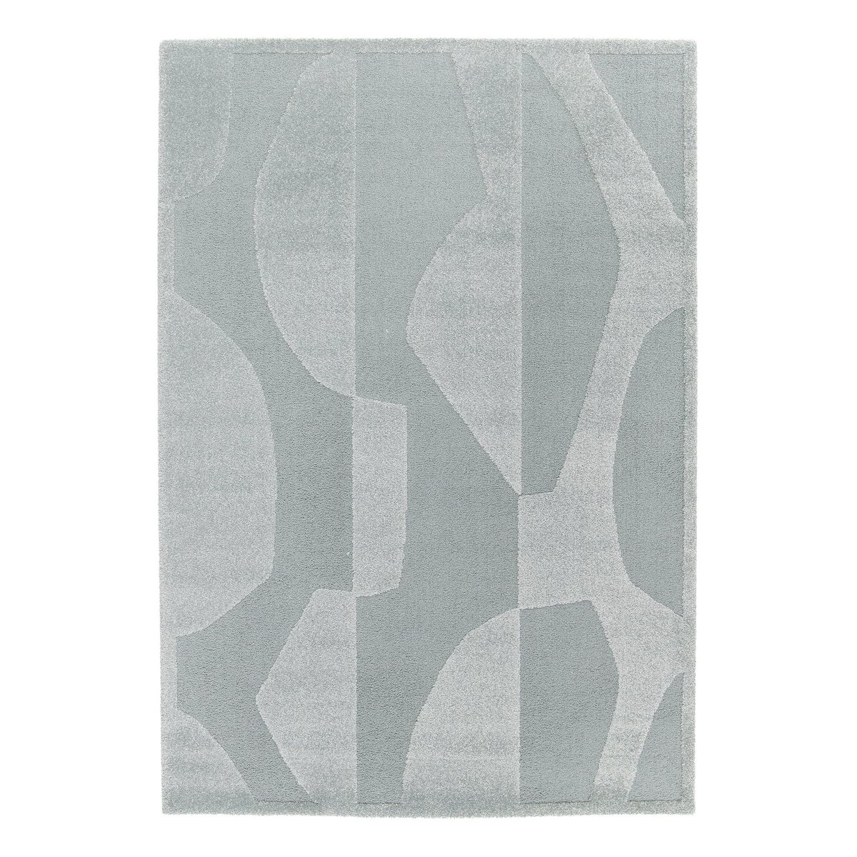 Tapis doux à relief SILENCIO bleu naturel, AFK LIVING