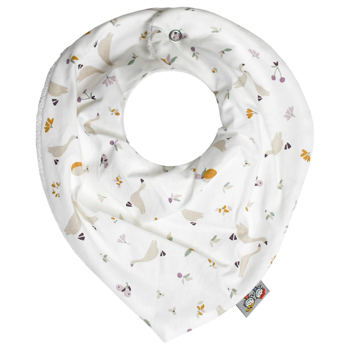 Bavoir bandana en coton et bambou SIDONIA sidonia, beige, écru, blanc, SEVIRA KIDS