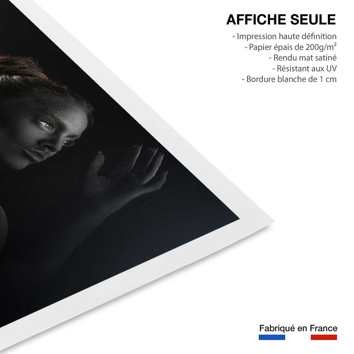Affiche photo d'art sofia affiche seule, HEXOA