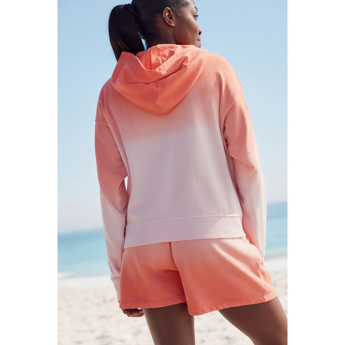 Short à imprimé dégradé rose corail, NEXT
