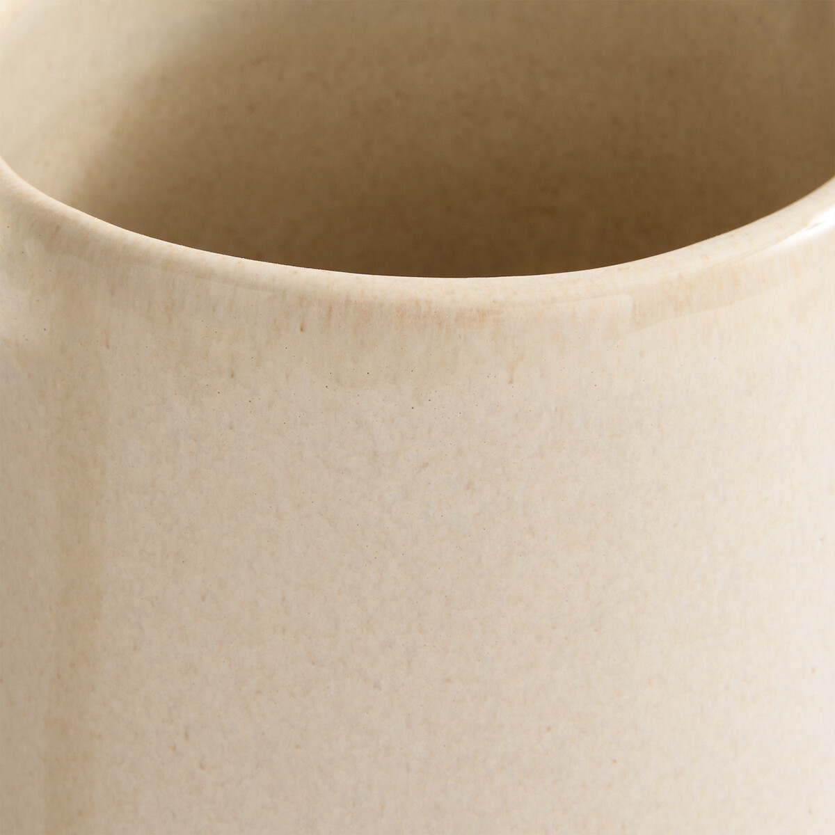 Karaffe BEN aus glasiertem Steinzeug hellbeige, AM.PM