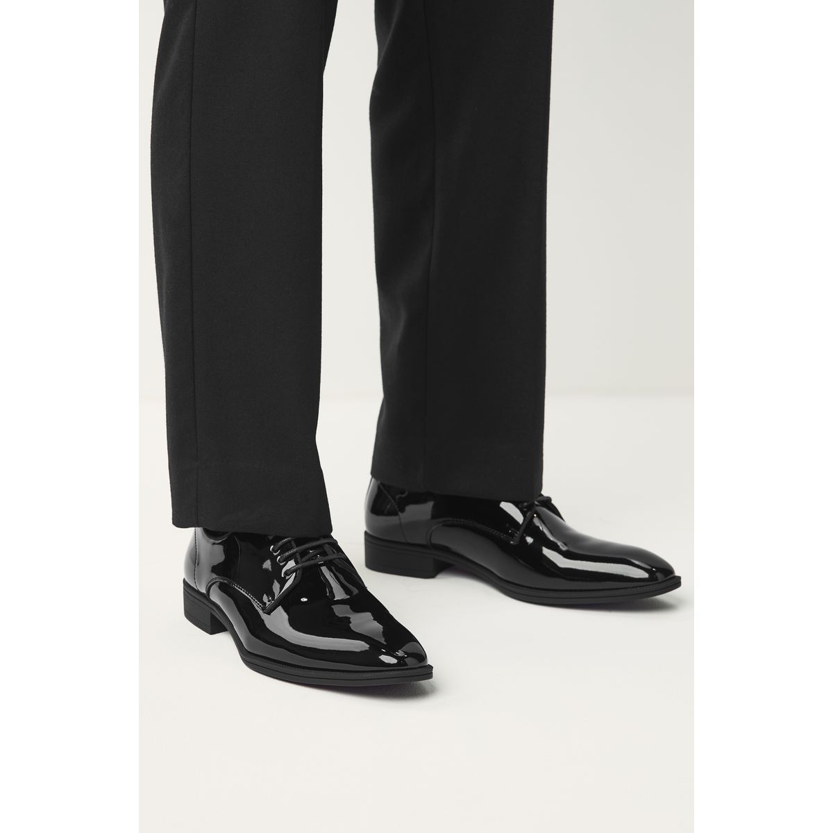 Derbys vernies noir, NEXT