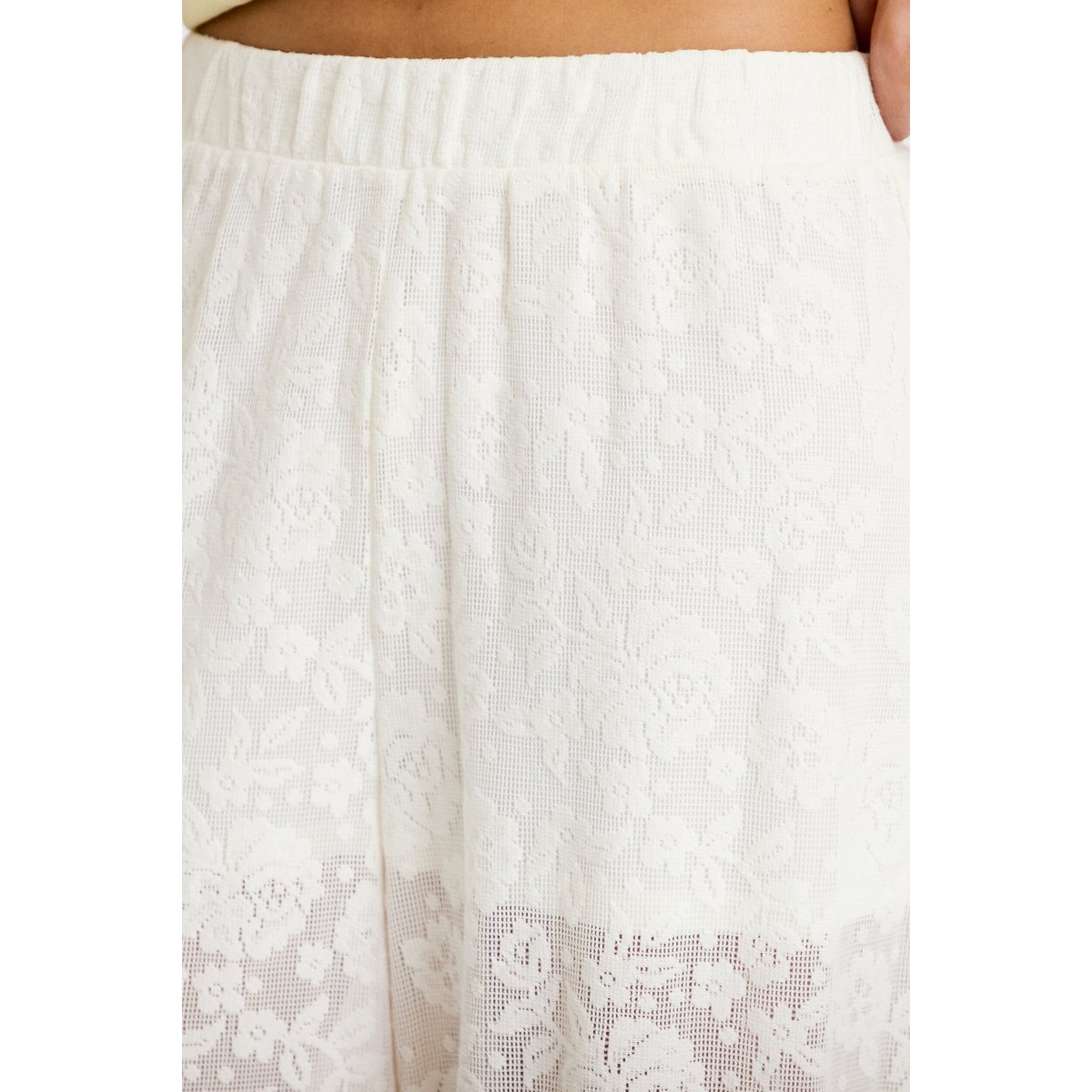Pantalon bouffant taille standard ecru, CACHE CACHE