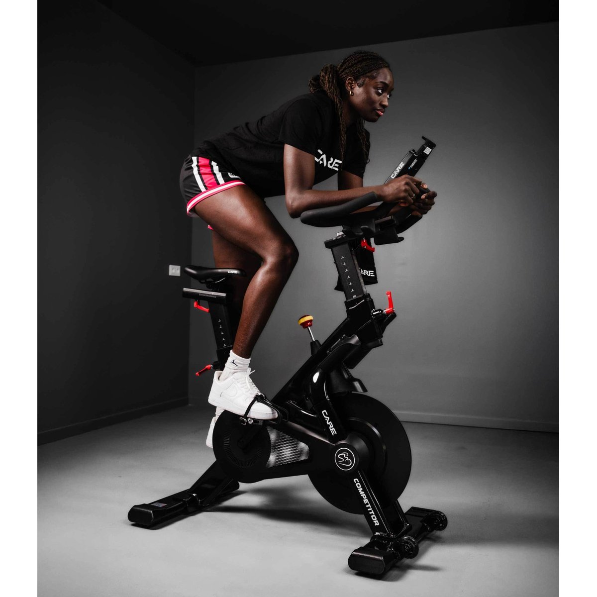Vélo de biking Professionnel - CARE - COMPETITOR - Magnétique noir, CARE FITNESS