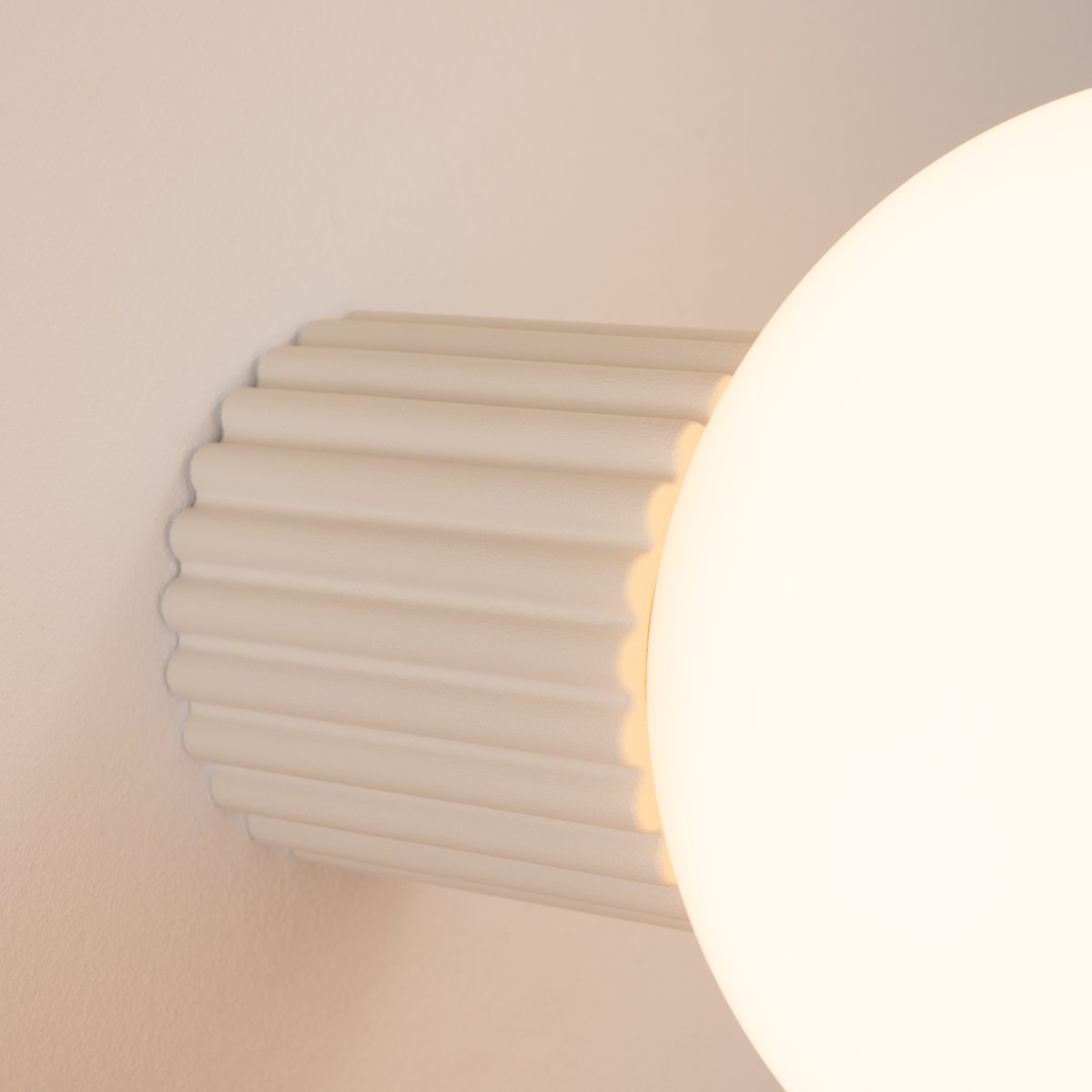 Applique Aluminium Beige G9 1 Halo beige, EDEN