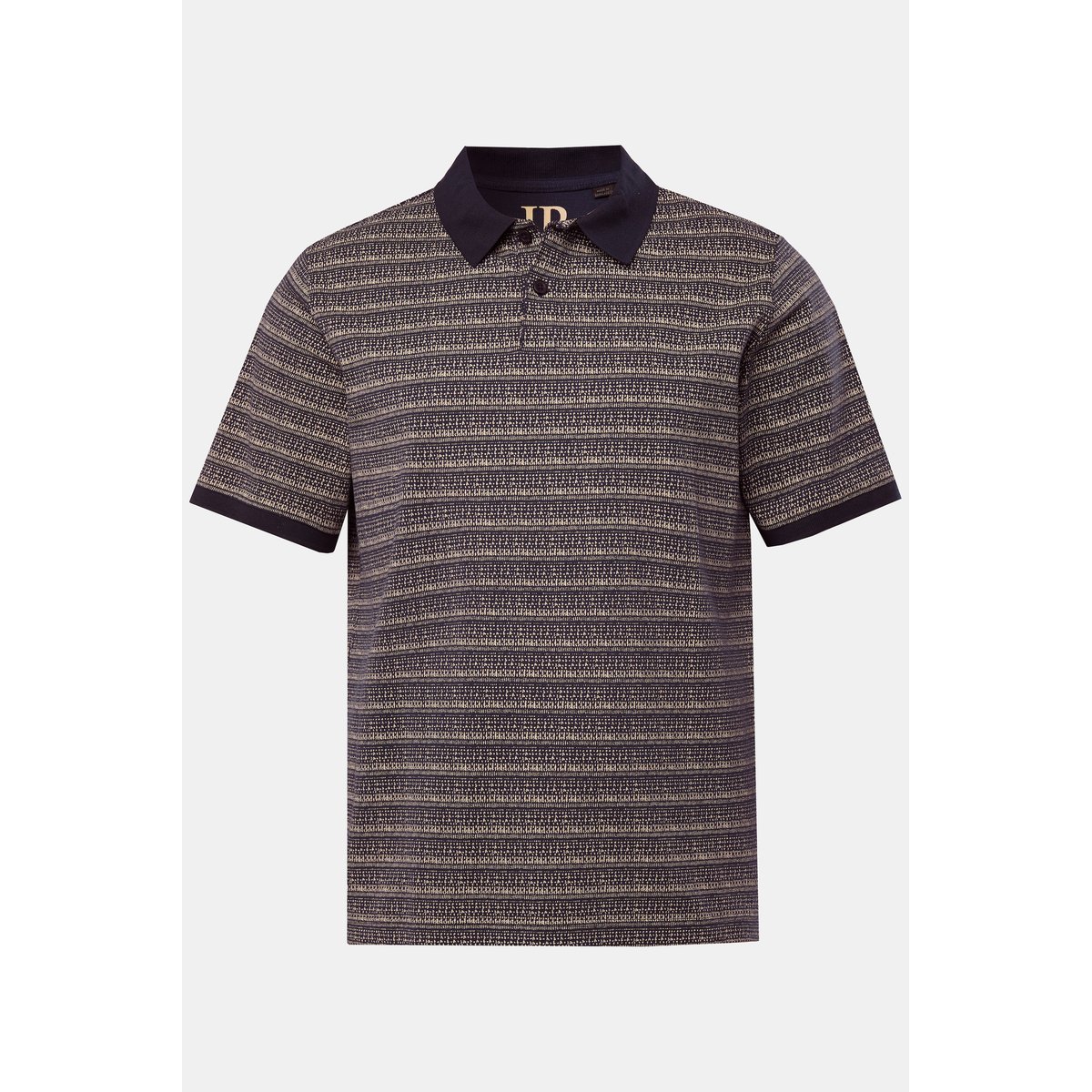 Polo en tissu piqué bleu marine, JP1880