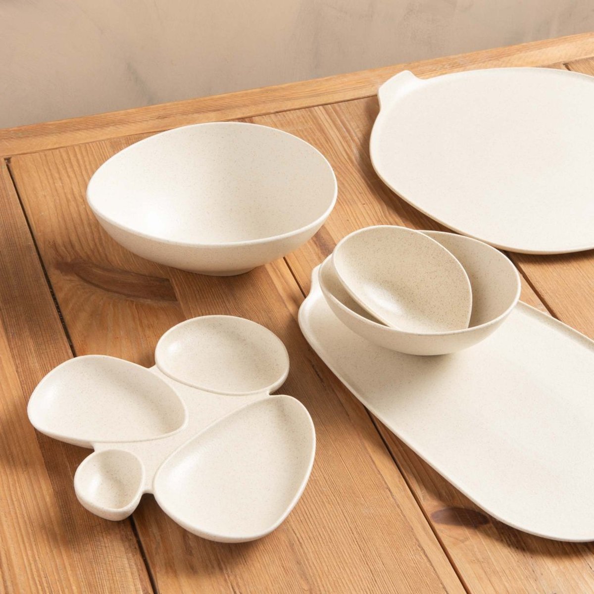 Plat apéritif Dipsa 40x23 cm crème / ivoire, TABLE PASSION
