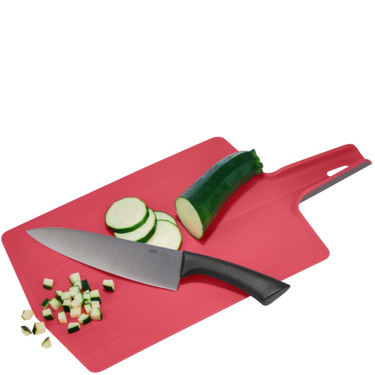Planche à découper pliable, framboise couleur unique, GEFU