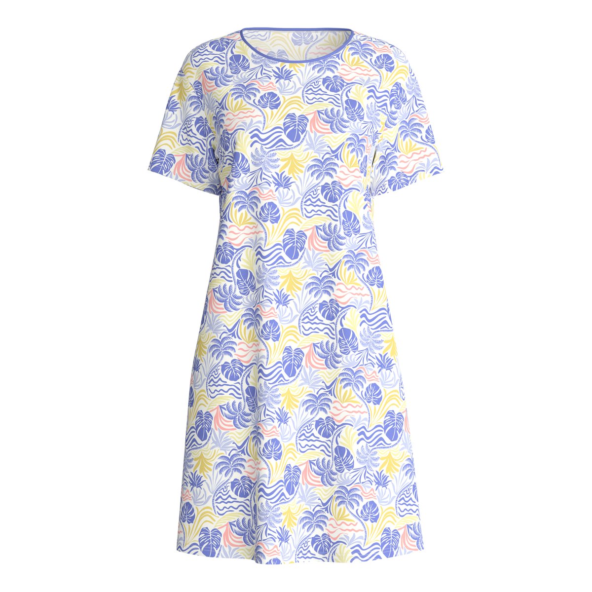 Chemise de nuit manches courtes Coton SWISS RESORT persian jewel, CALIDA