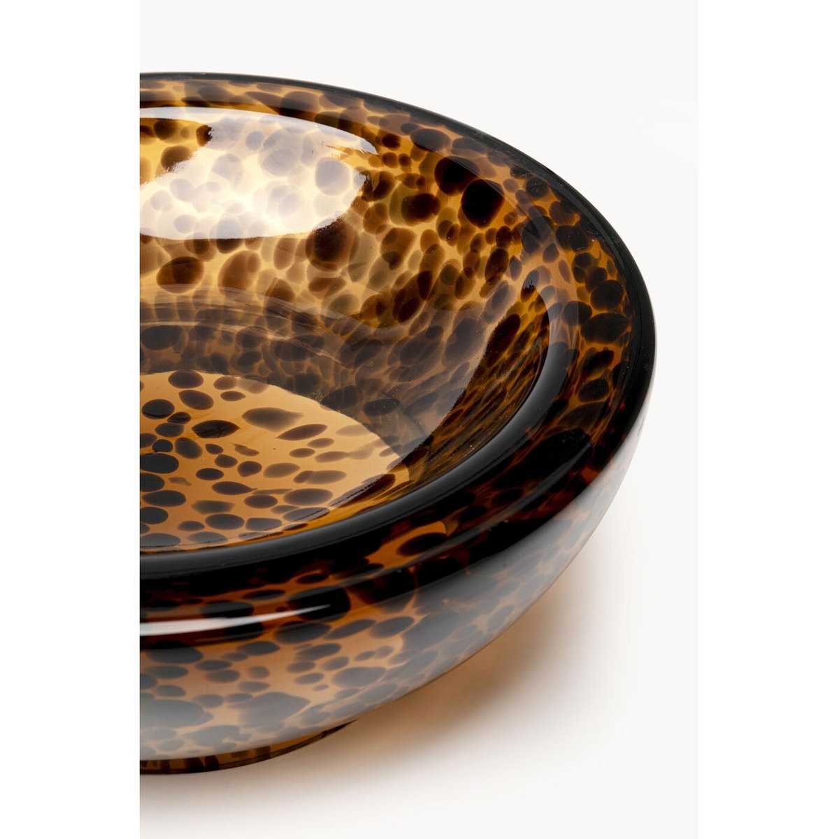 Coupe en verre, CARAMEL marron, KARE DESIGN