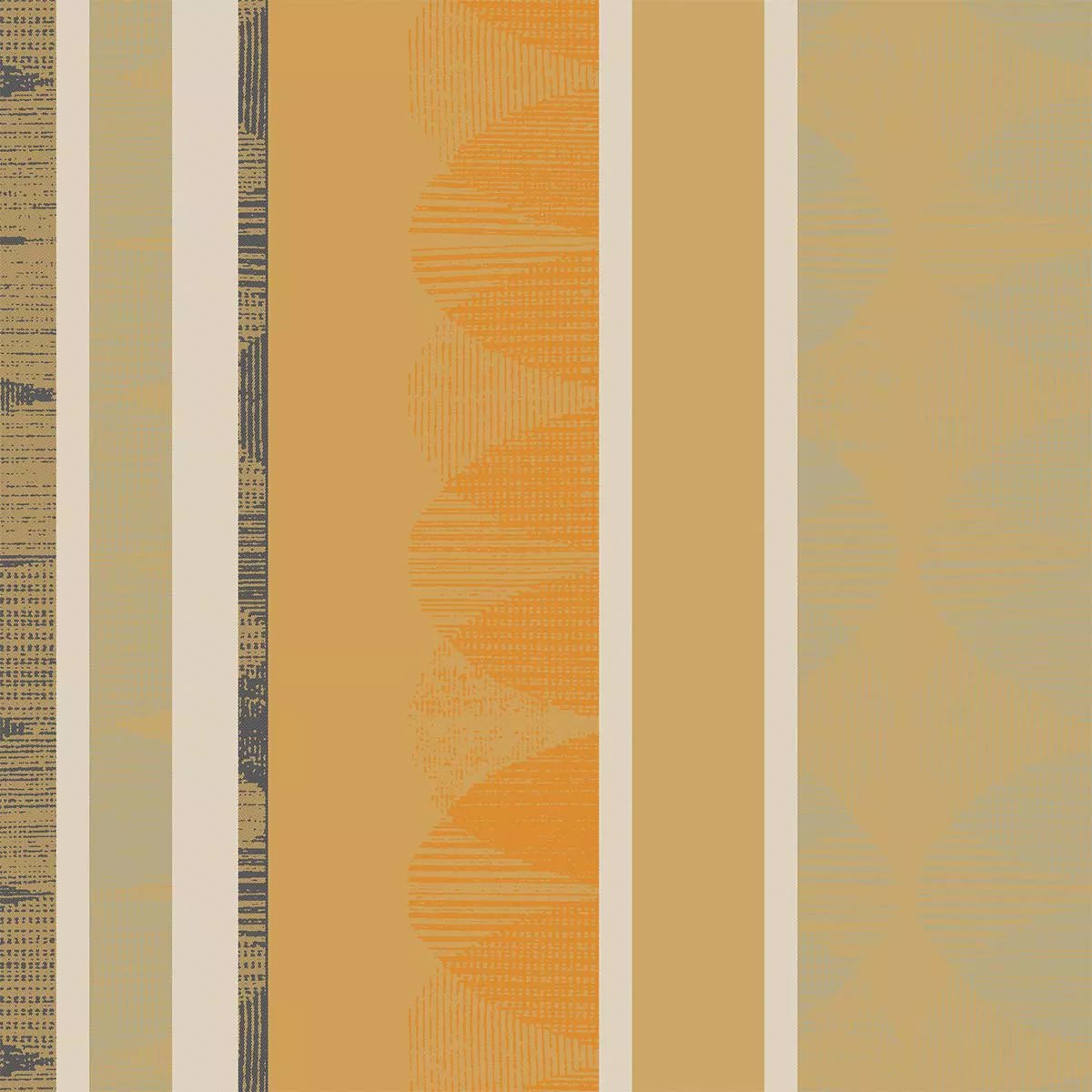 Serviette pur coton MILLE EDO cuir, GARNIER THIEBAUT