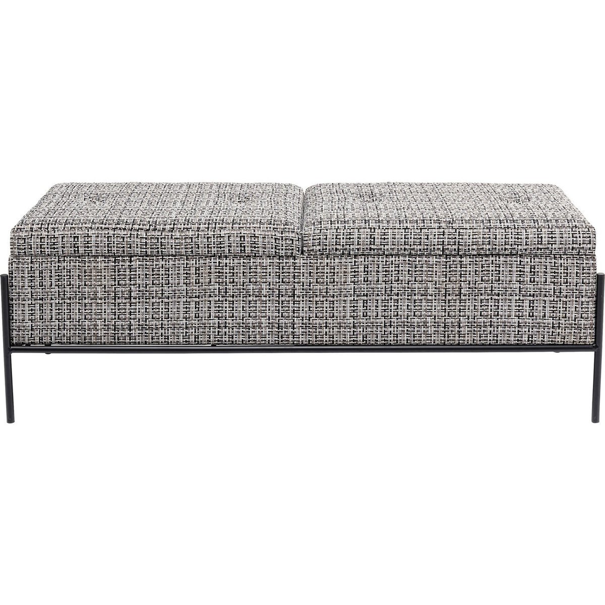 Banc-coffre, ICELAND noir et blanc, KARE DESIGN