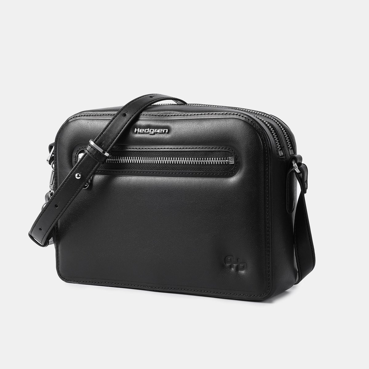 Sac bandoulière moyen élégant sécurisé black, HEDGREN