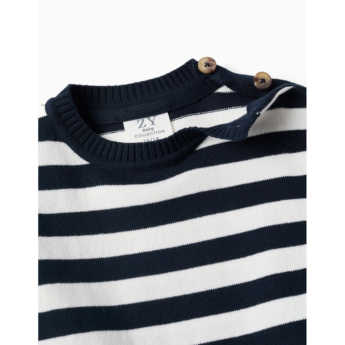 Pull en maille à rayures bleu foncé, ZIPPY