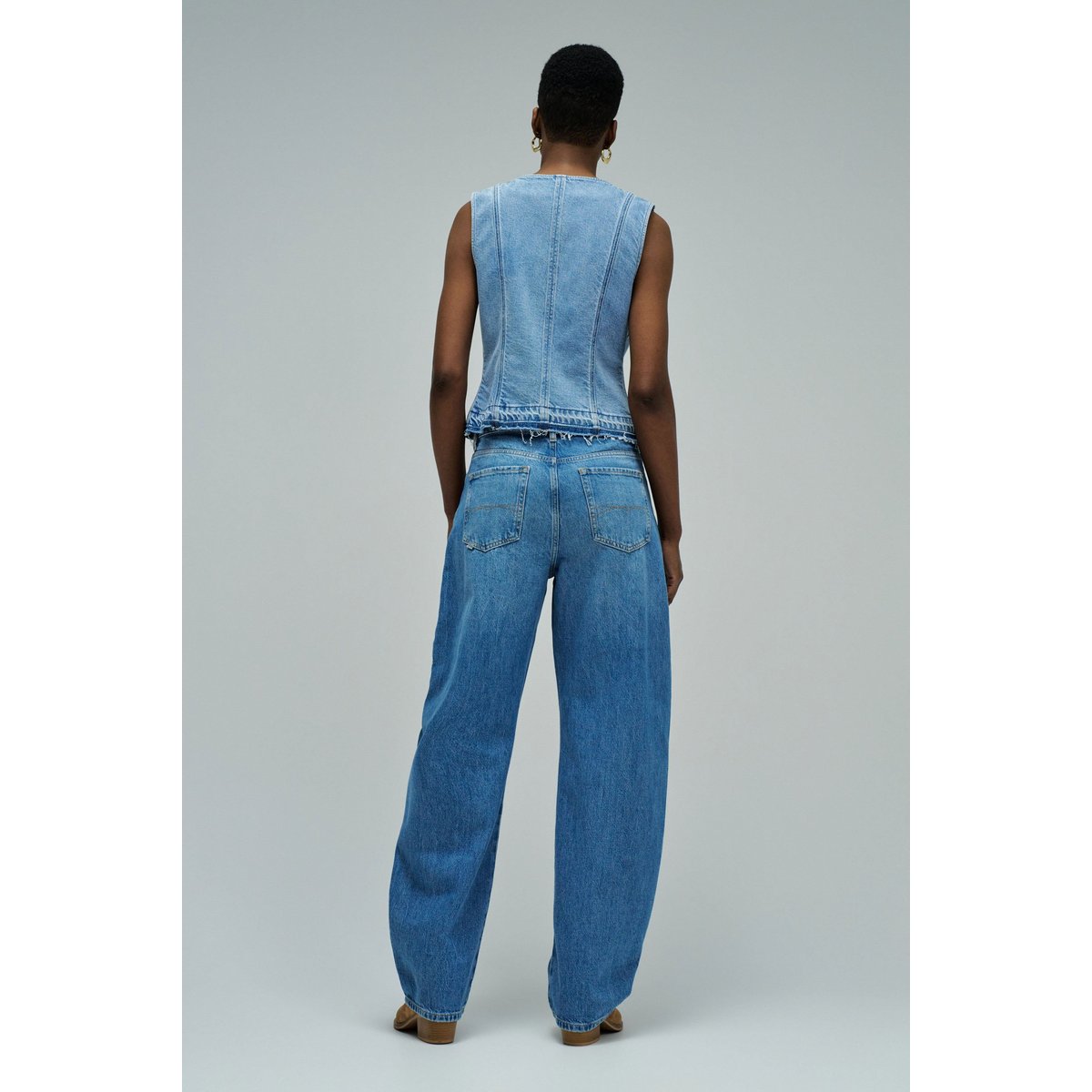 GILET EN LIGHTDENIM bleu, SALSA JEANS