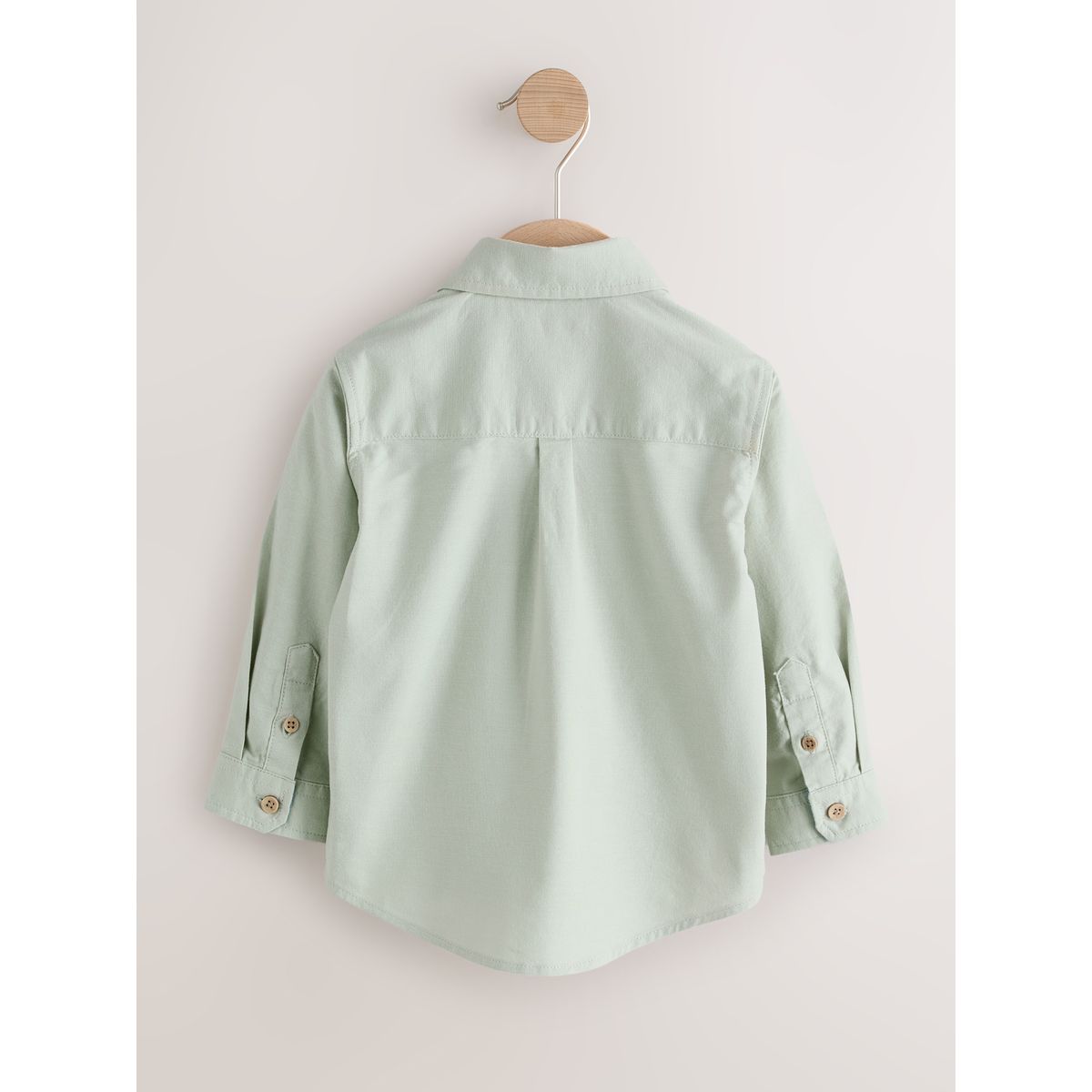 Chemise oxford à manches longues caractère vert, NEXT