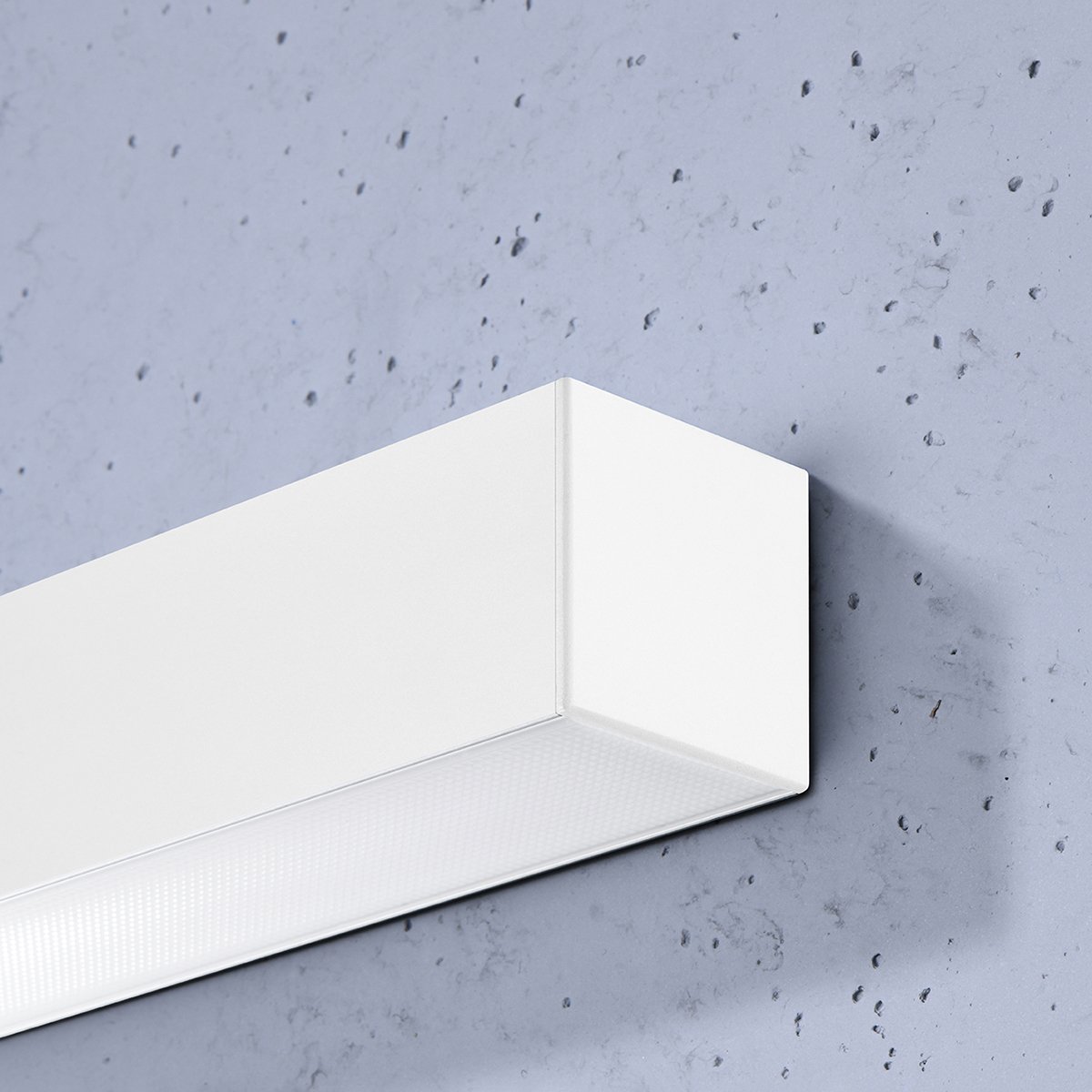 Applique murale Aluminium Blanc LED 1 Pinne blanc, EDEN