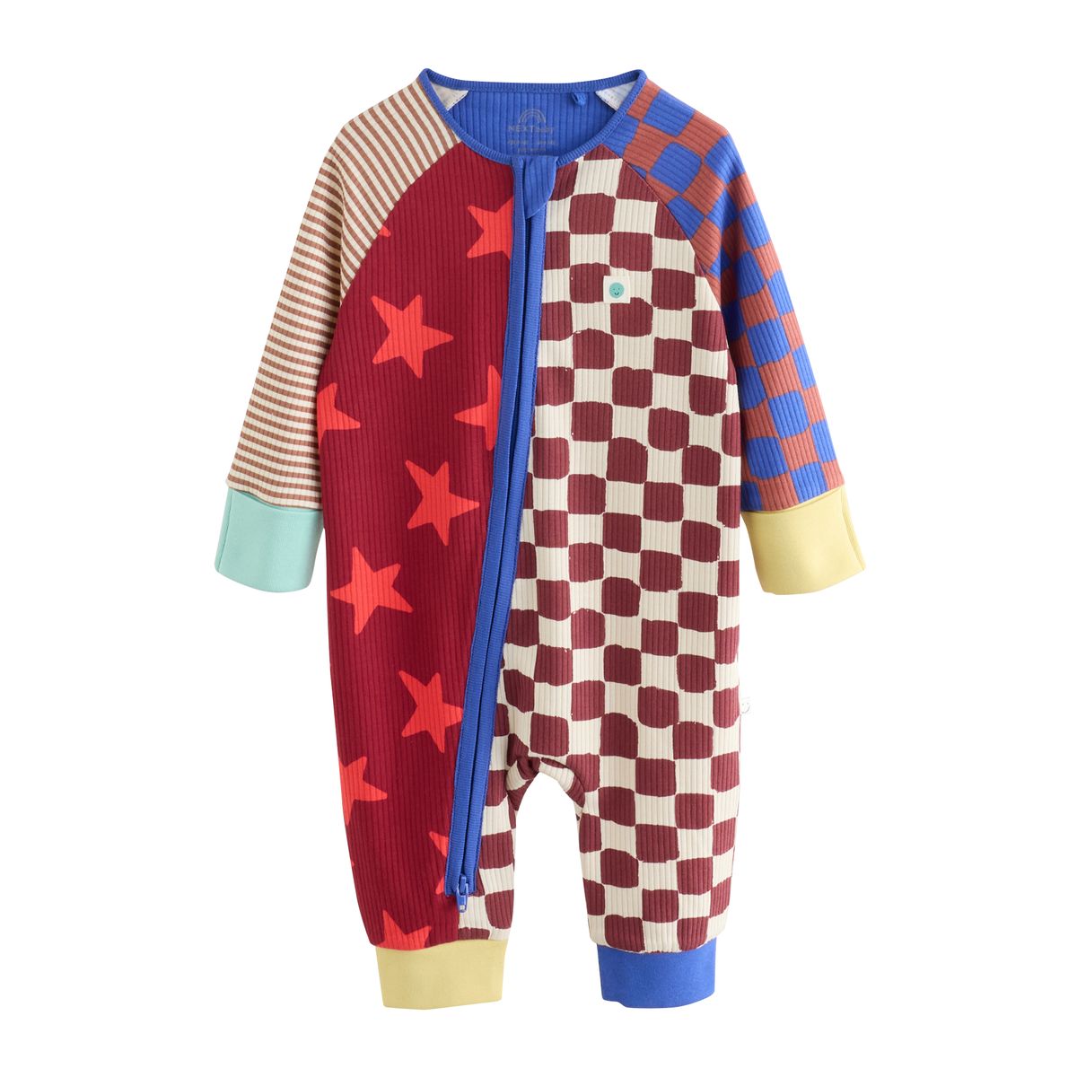 Dors-bien à zip double sens bébé, lot de 3 multi damier, NEXT