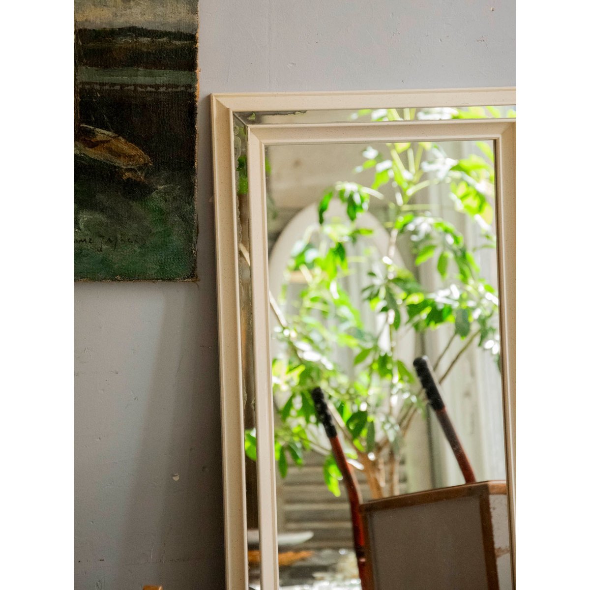 Miroir au cadre biseauté Igor N°1158 - Bon état miroir, DEBONGOUT
