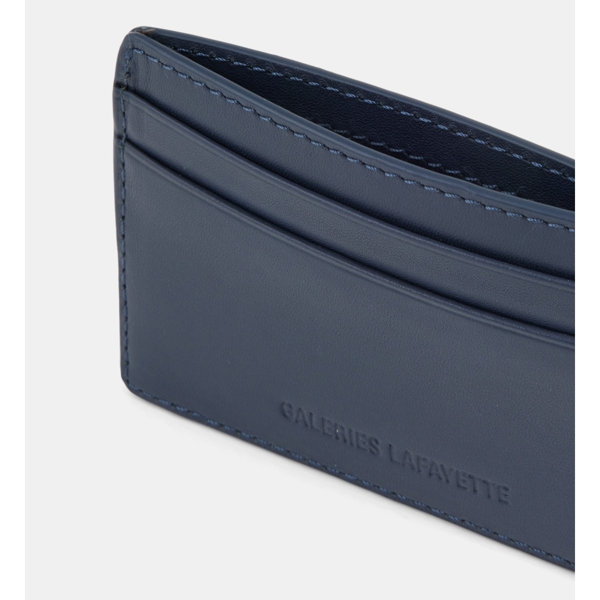 Porte-cartes new jack cuir bleu marine, GALERIES LAFAYETTE