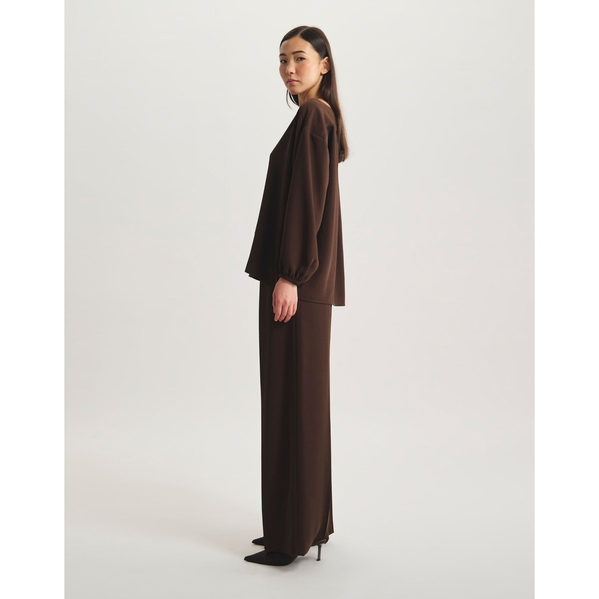 Top Sea fluide marron, INES DE LA FRESSANGE PARIS