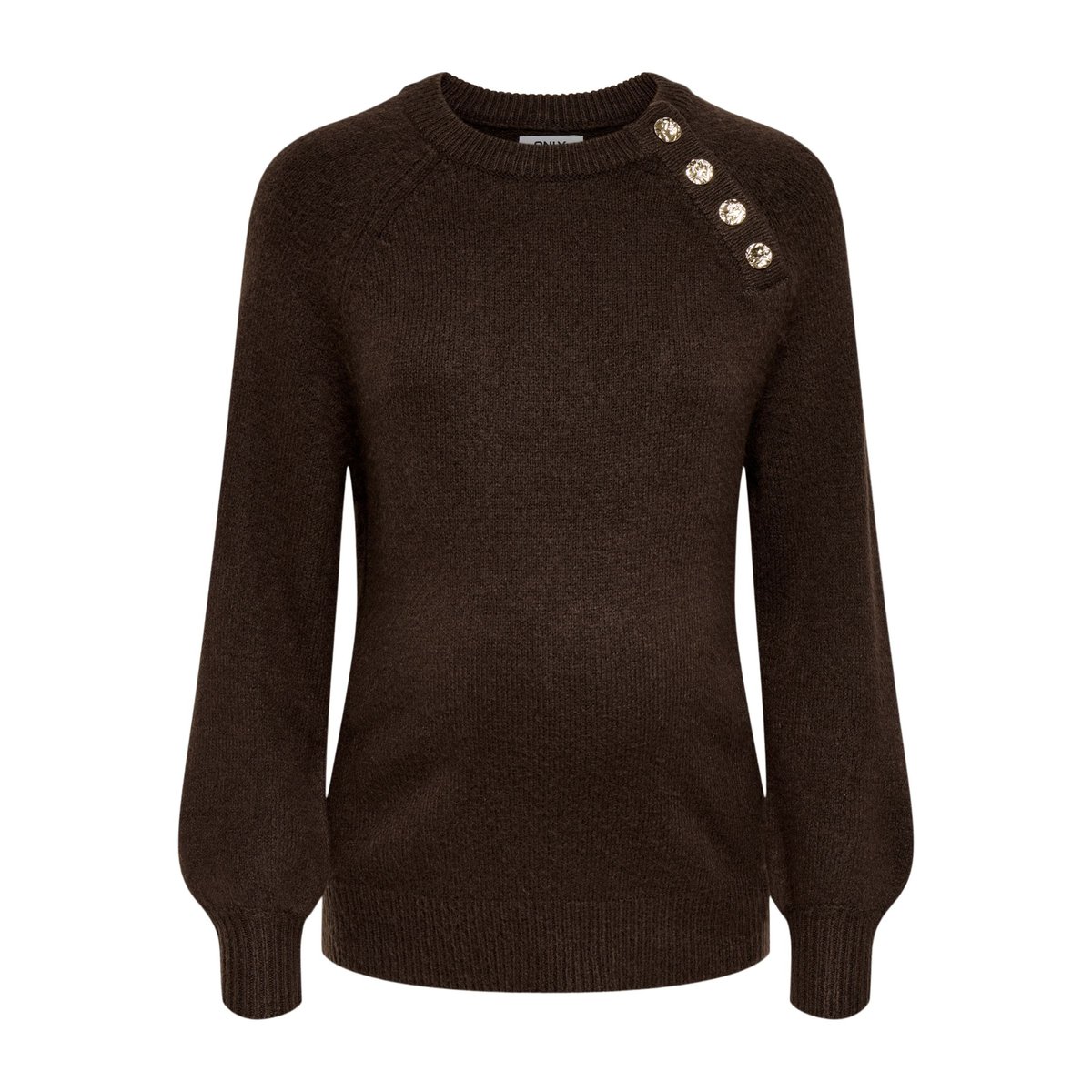 Pull En Maille marron - coffee bean 1, ONLY