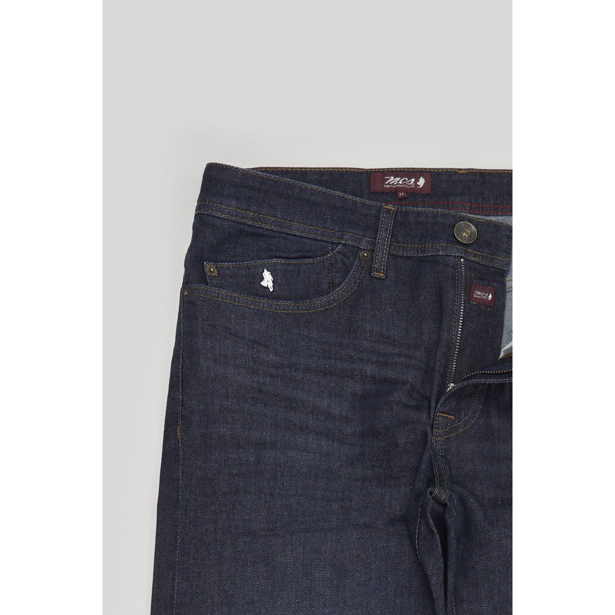 Jean léger regular tapered stretch bleu marine, MCS