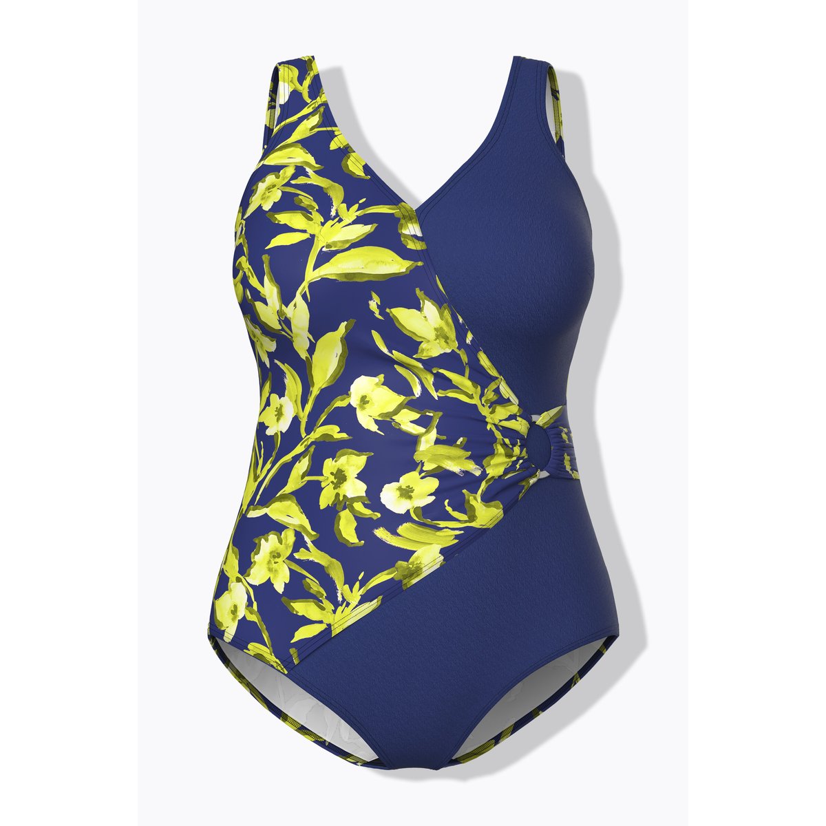 Maillot de bain à bonnets souples marine, ULLA POPKEN