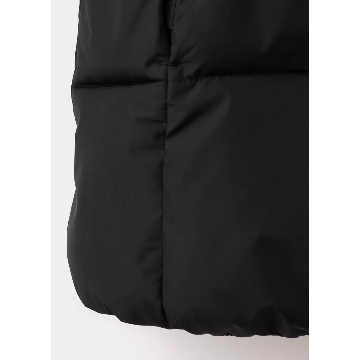 Anorak long matelassé noir, MANGO KIDS