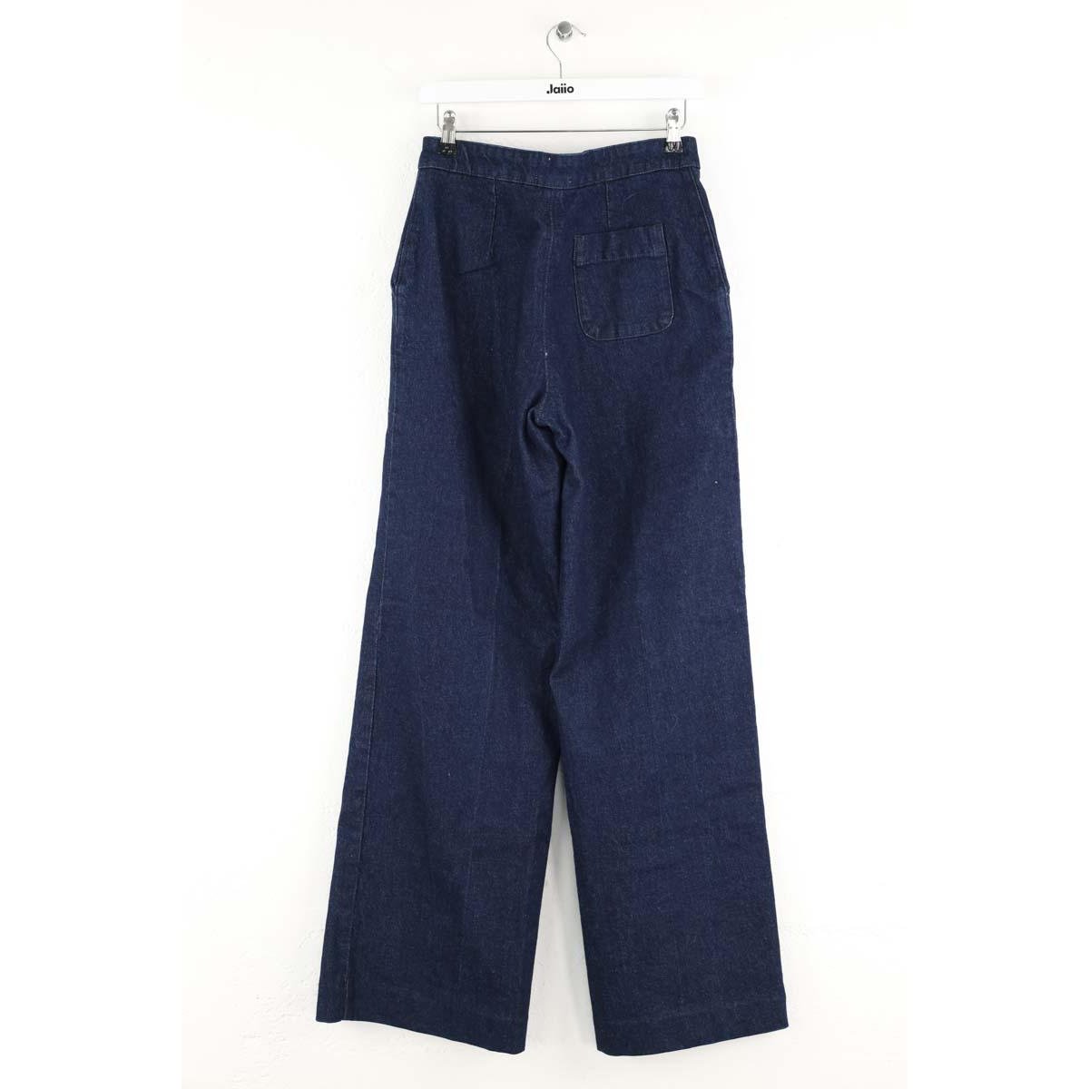 Jean large - Très Bon État marine, SEZANE