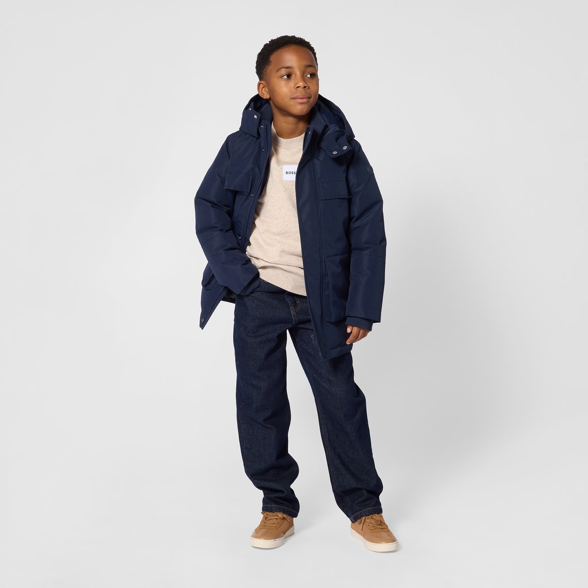 Baskets basses à lacets cookie, BOSS KIDSWEAR